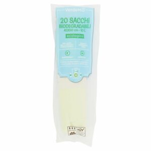 VerdeMio Sacchi Biodegradabili 42×50 cm 10 L ecologico 20 pz