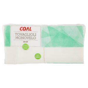 Coal Tovaglioli Monovelo 33×33 150 pz