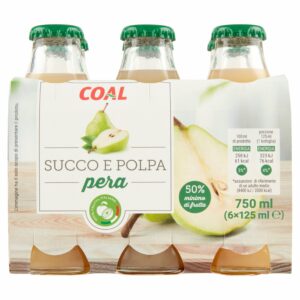 Coal Succo e Polpa pera 6 x 125 ml