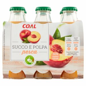 Coal Succo e Polpa pesca 6 x 125 ml