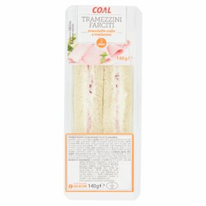 Coal Tramezzini Farciti prosciutto cotto e maionese 2 pezzi 140 g