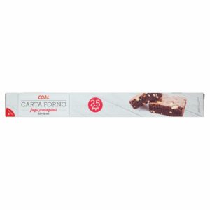 Coal Carta Forno fogli pretagliati 33×38 cm 25 pz