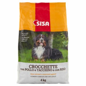 Sisa Crocchette con Pollo e Tacchino e con Riso 4 kg
