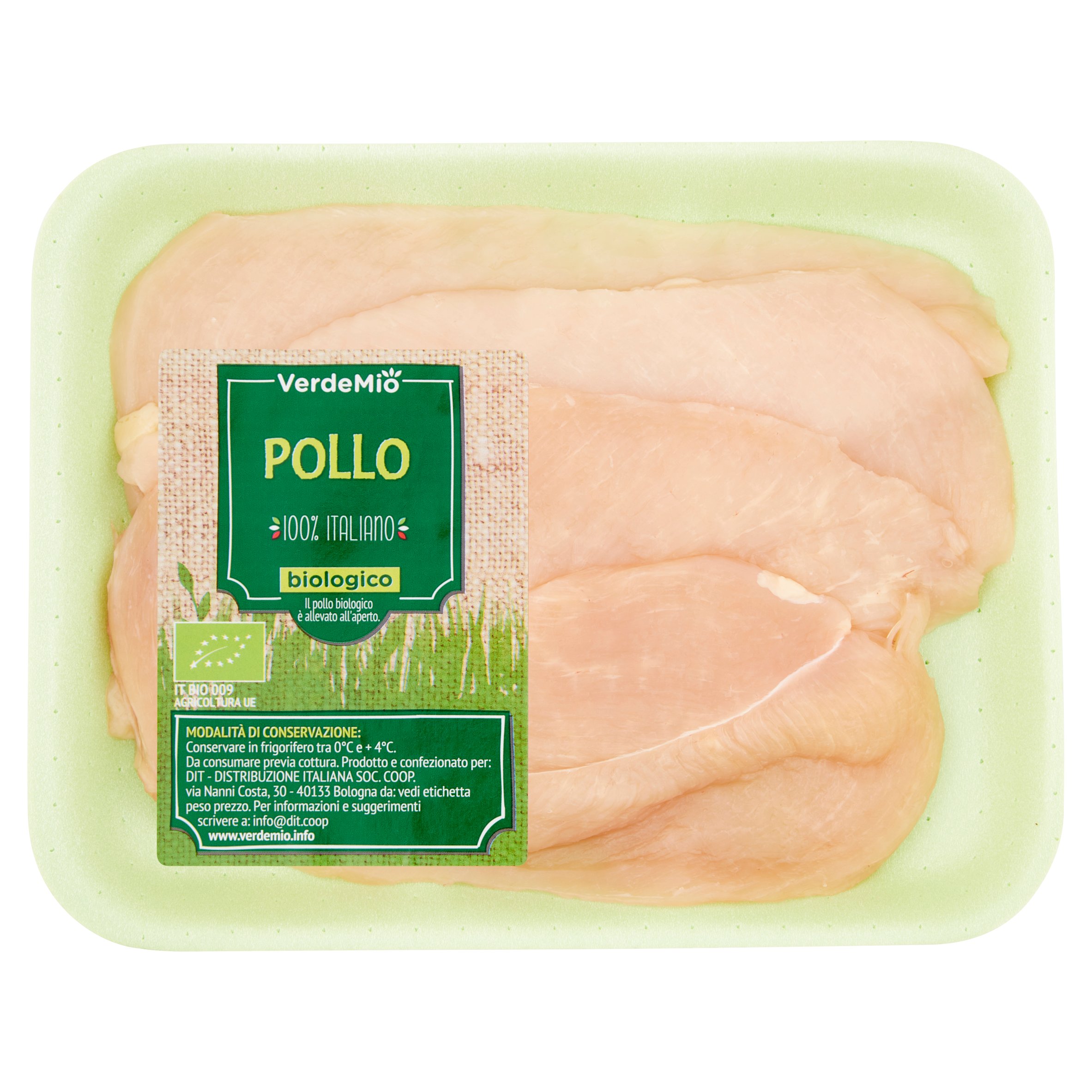 VerdeMio Petto Pollo Bio Fette