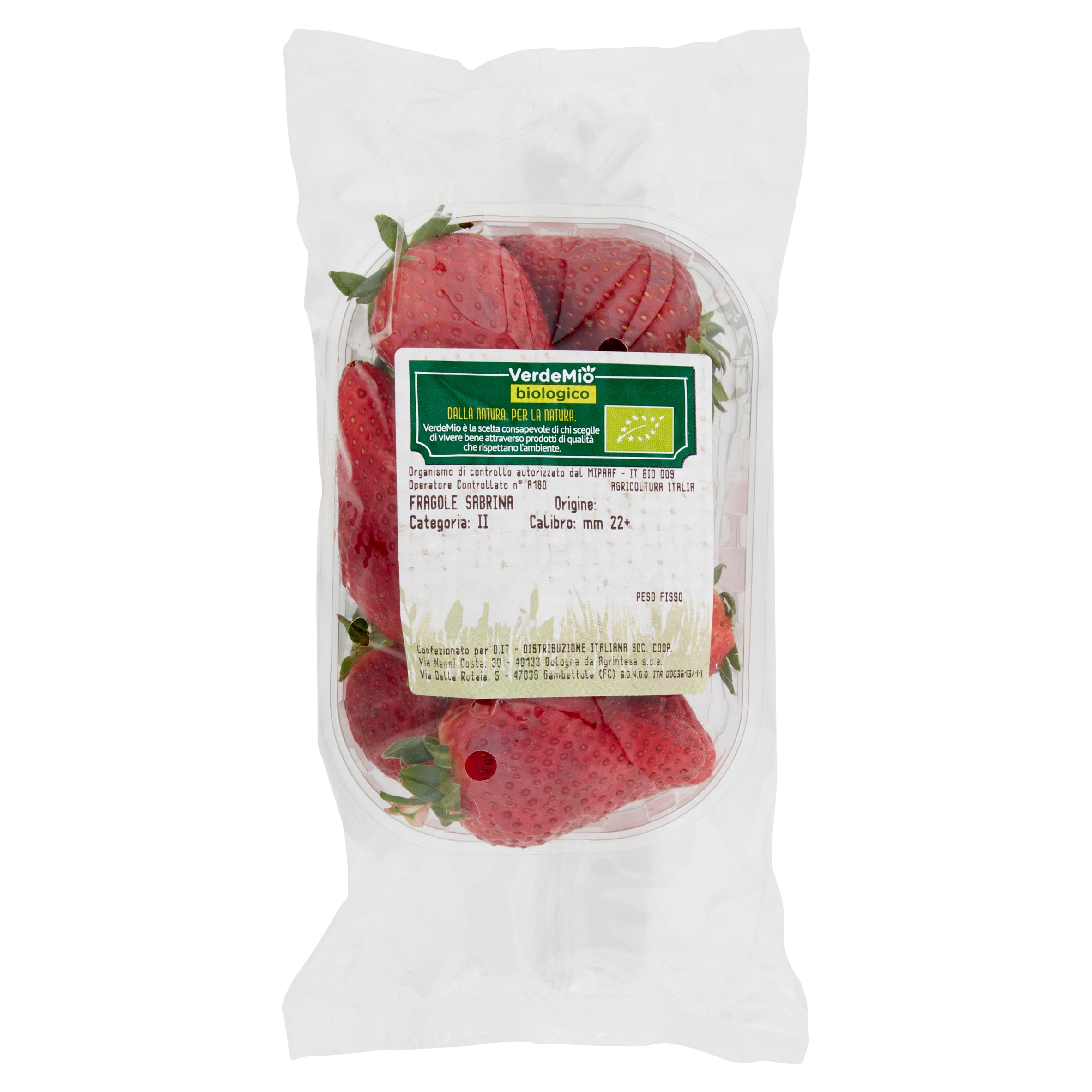 VerdeMio Fragole Sabrina biologico 300 g