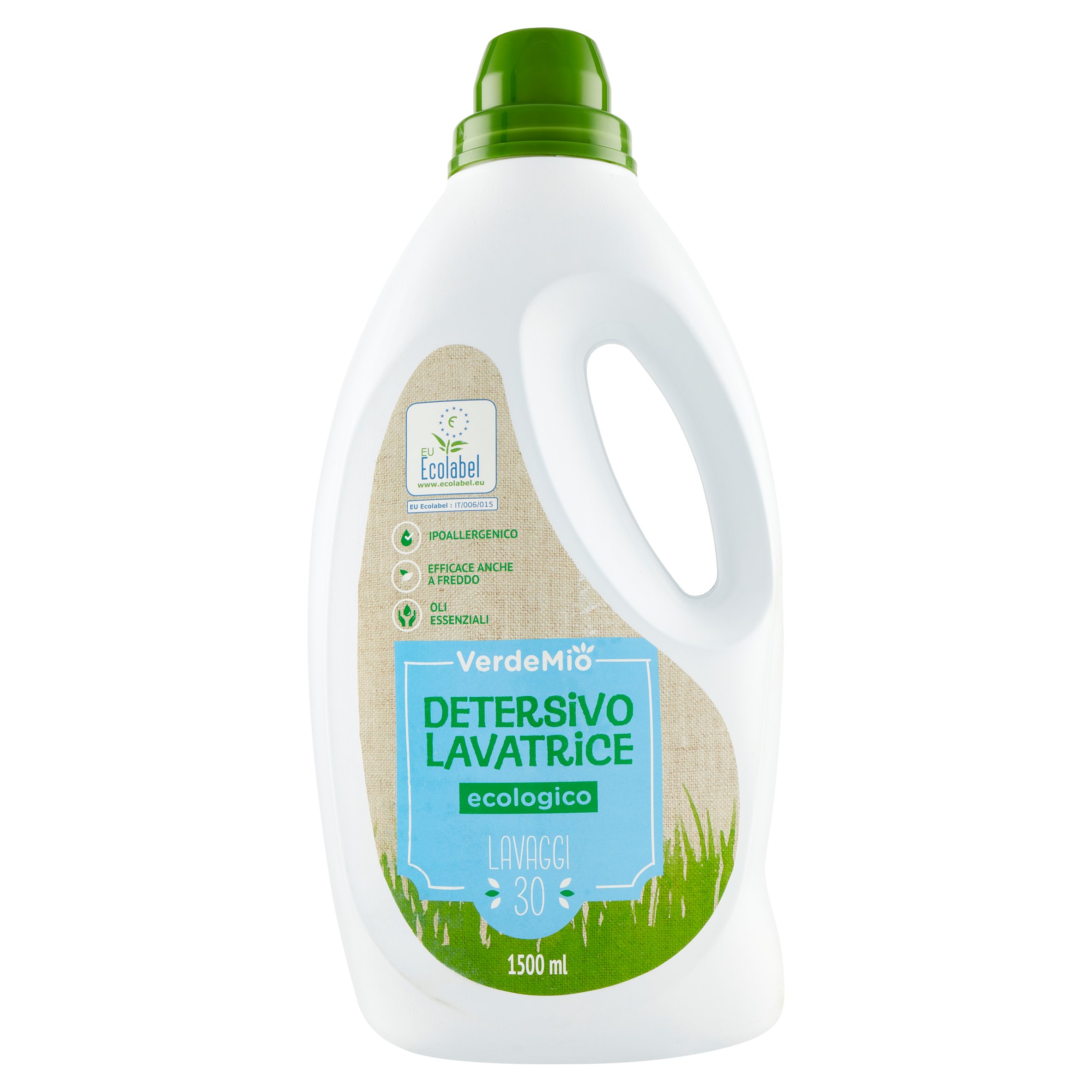 VerdeMio Detersivo Lavatrice ecologico 1500 ml