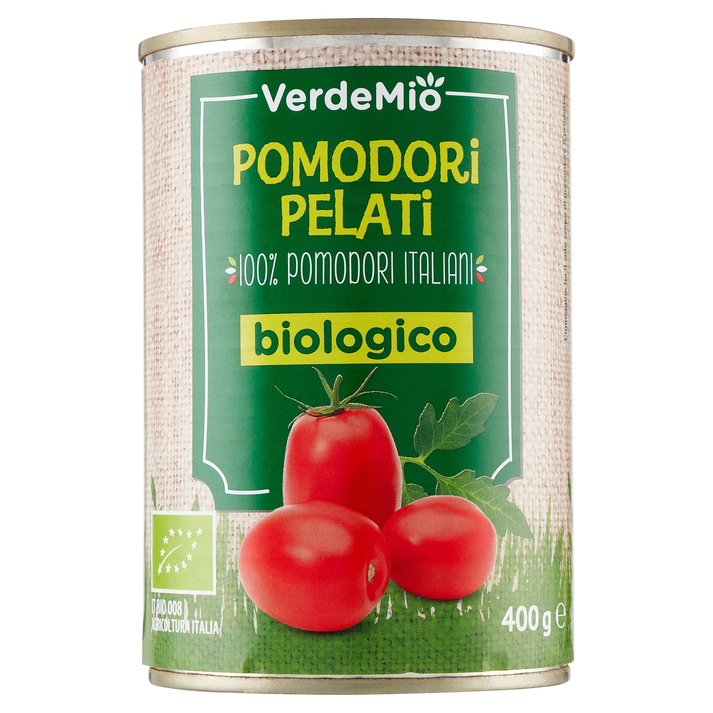 VerdeMio Pomodori Pelati biologico 400 g