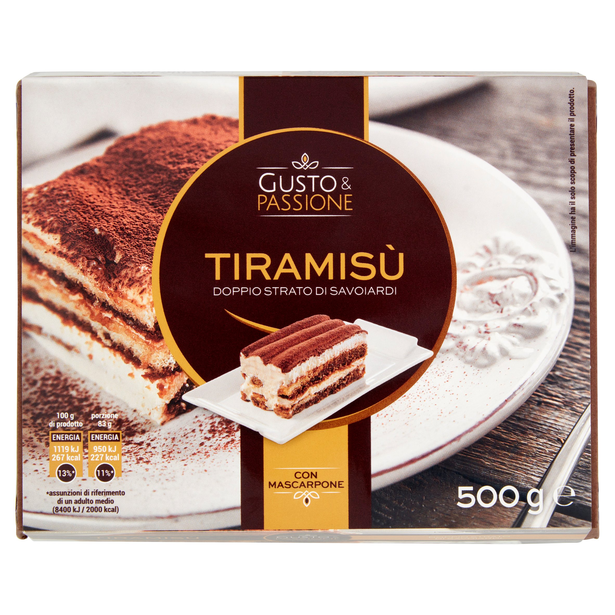 Gusto & Passione Tiramisù 500 g