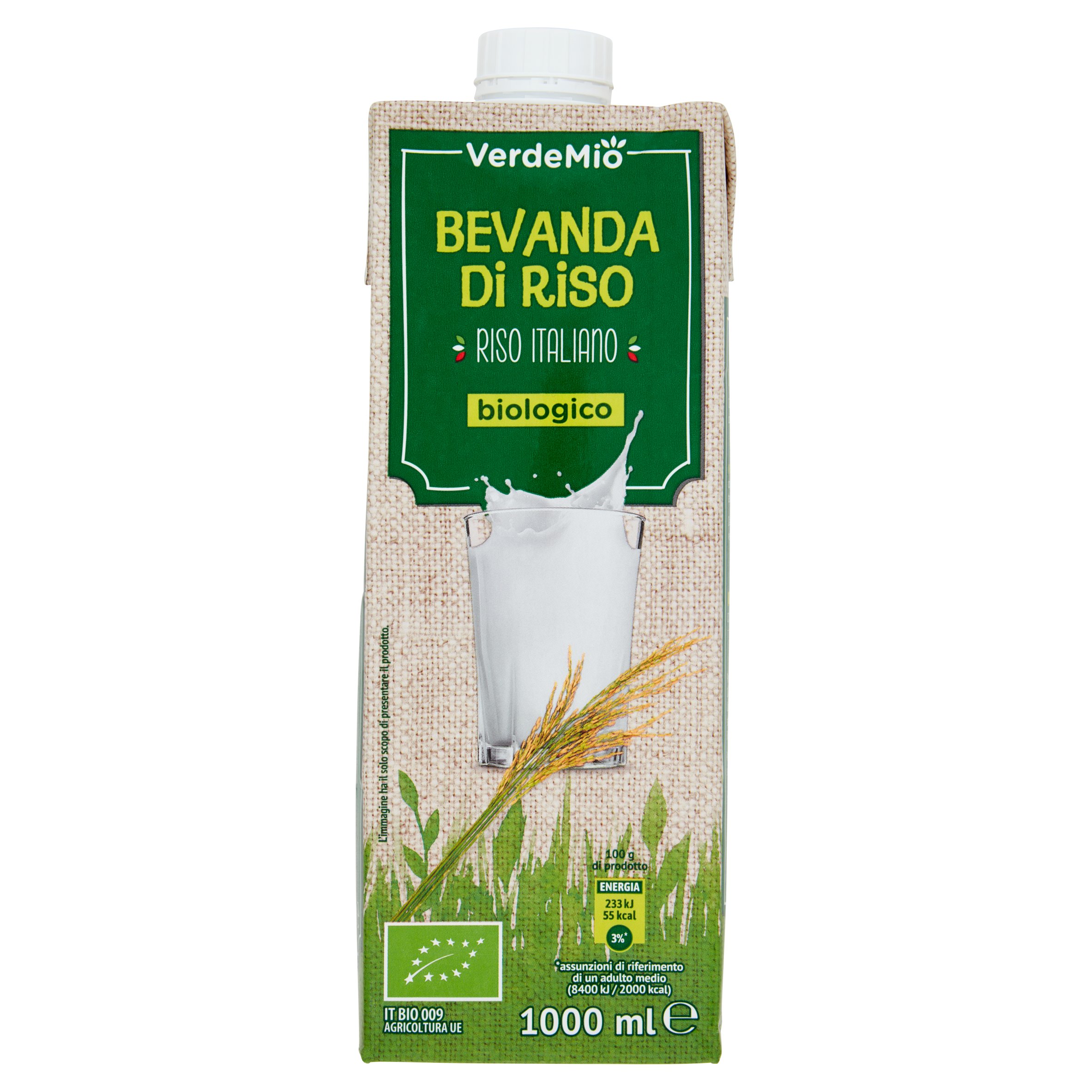 VerdeMio Bevanda di Riso biologico 1000 ml