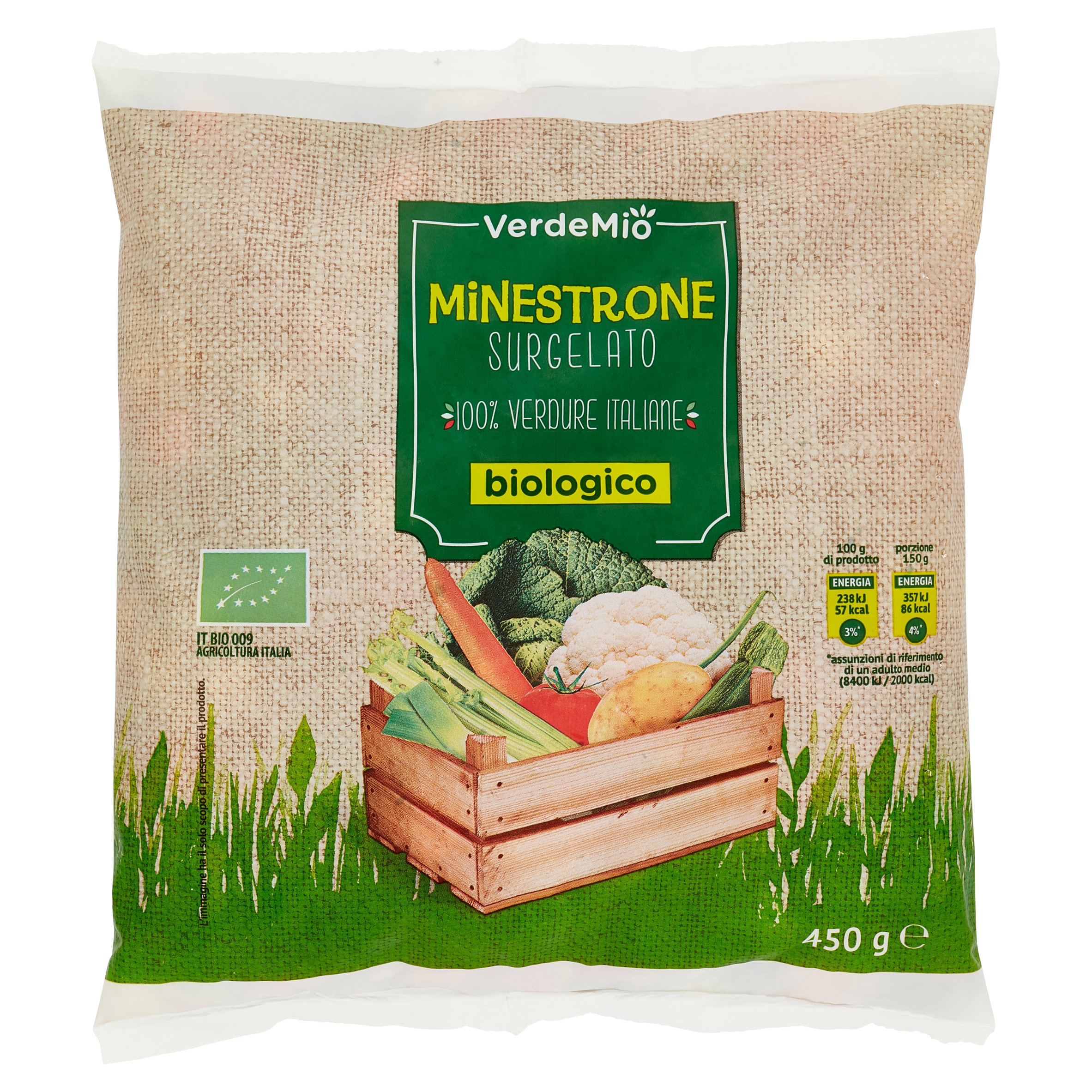 VerdeMio Minestrone Surgelato biologico 450 g