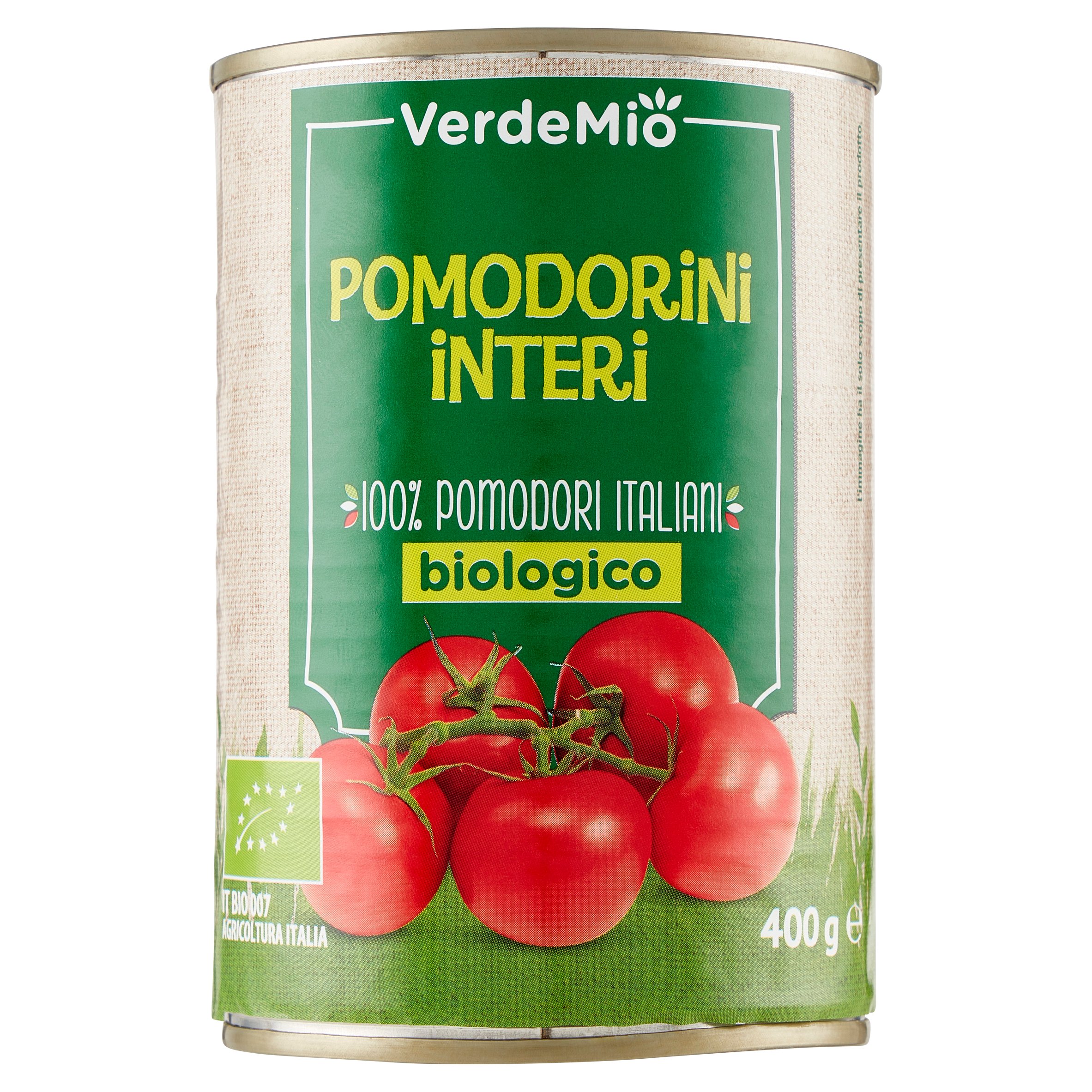 VerdeMio Pomodorini Interi biologico 400 g