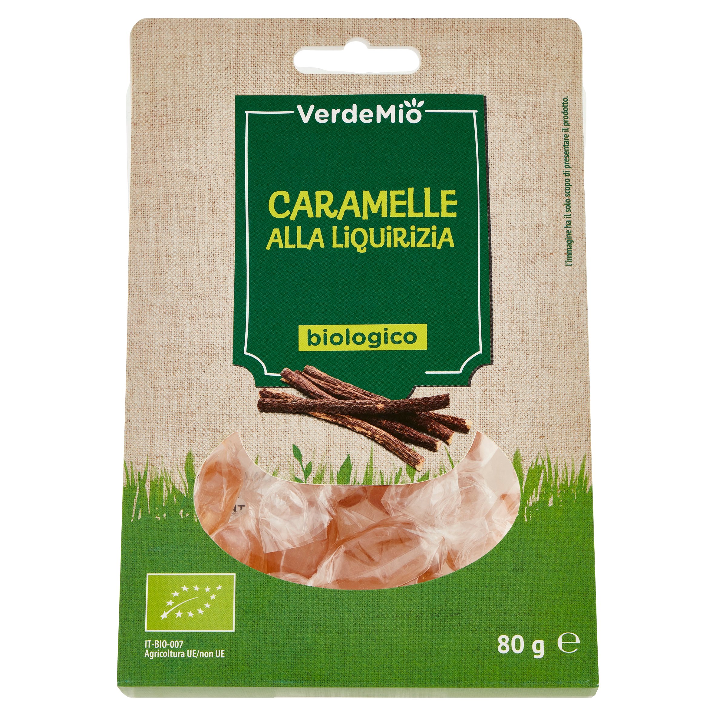 VerdeMio Caramelle alla Liquirizia biologico 80 g