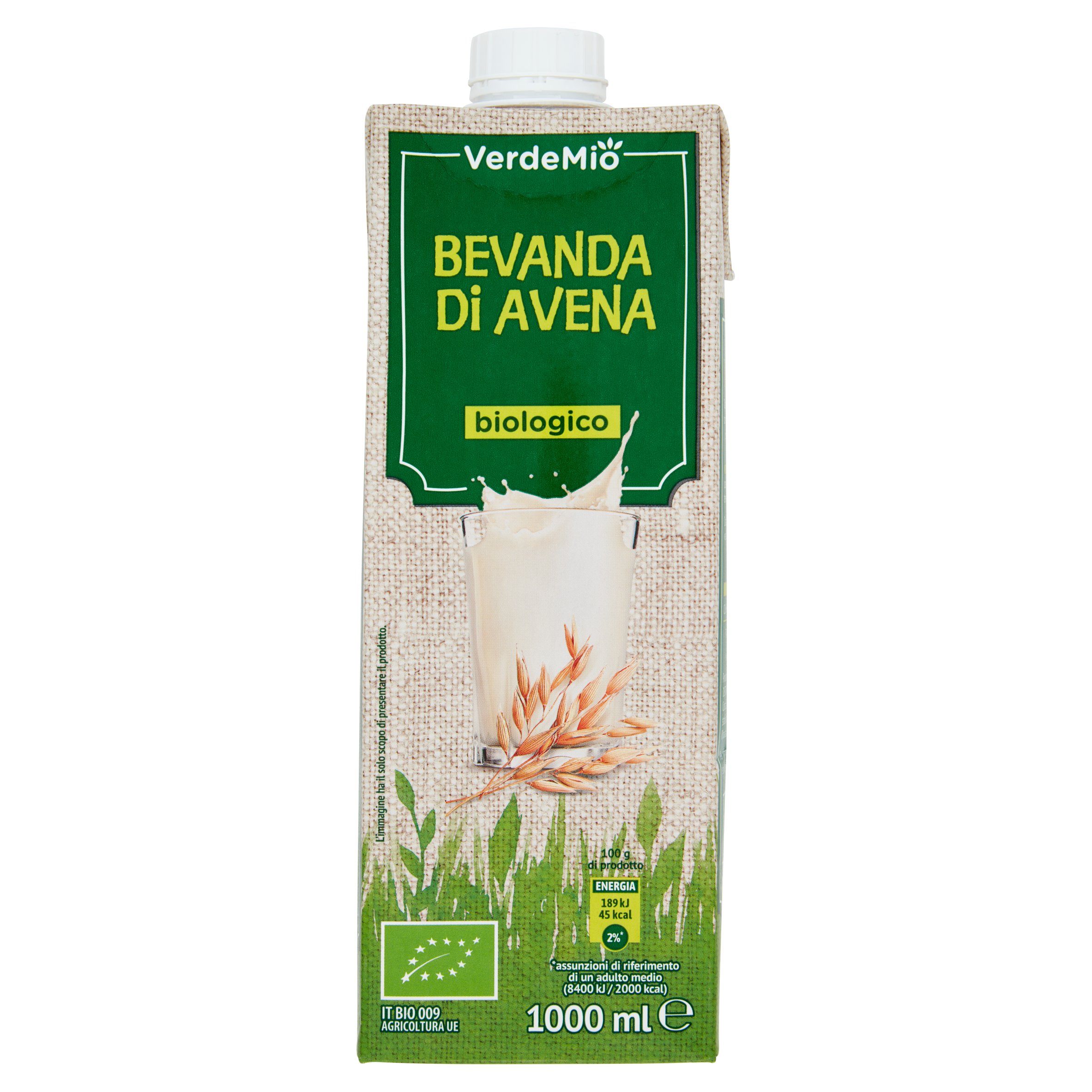 VerdeMio Bevanda di Avena biologico 1000 ml