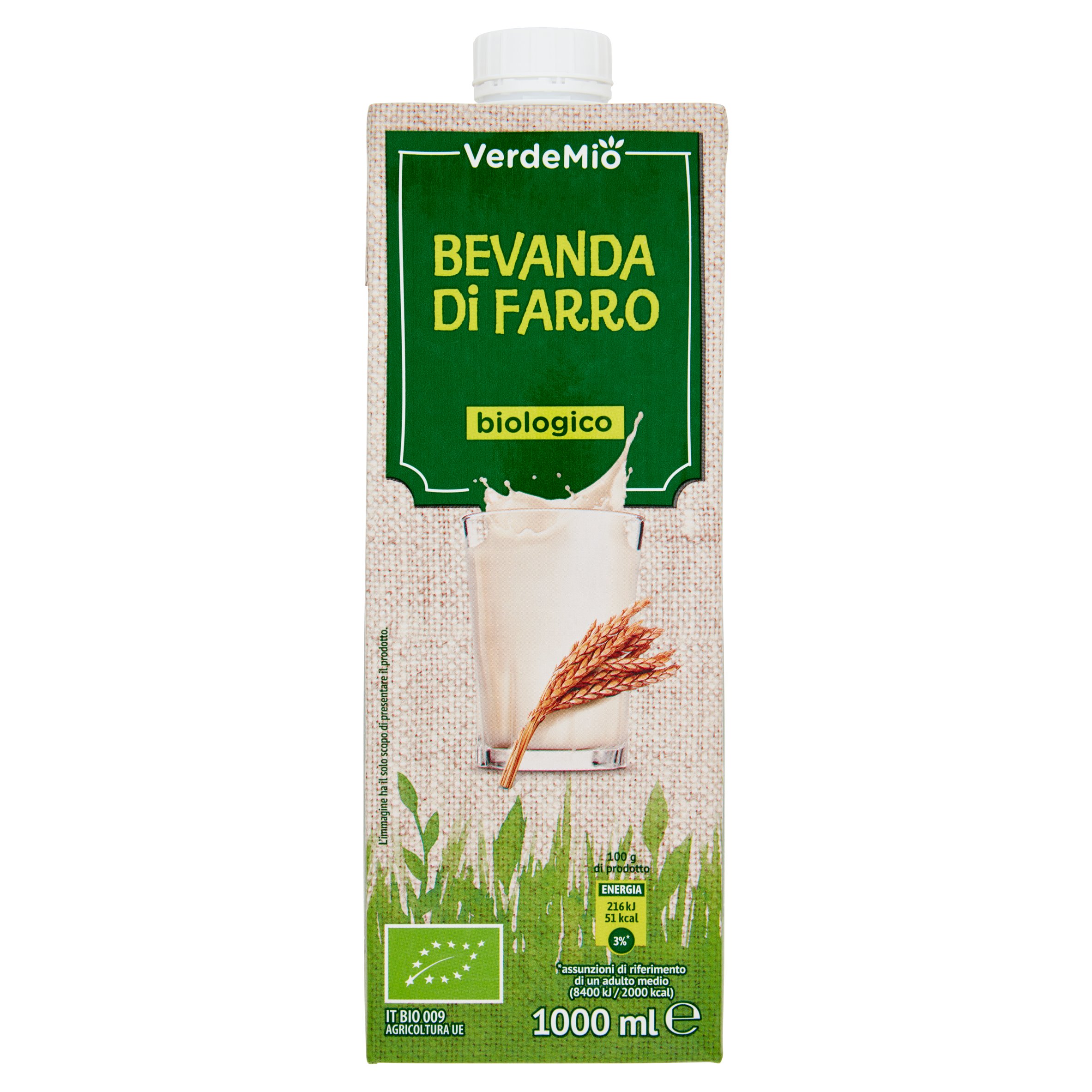 VerdeMio Bevanda di Farro biologico 1000 ml