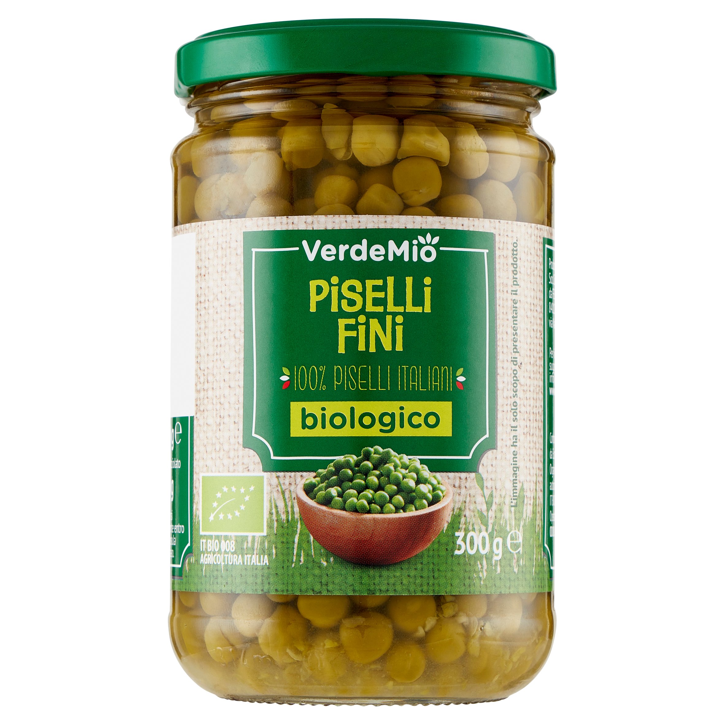 VerdeMio Piselli Fini biologico 300 g