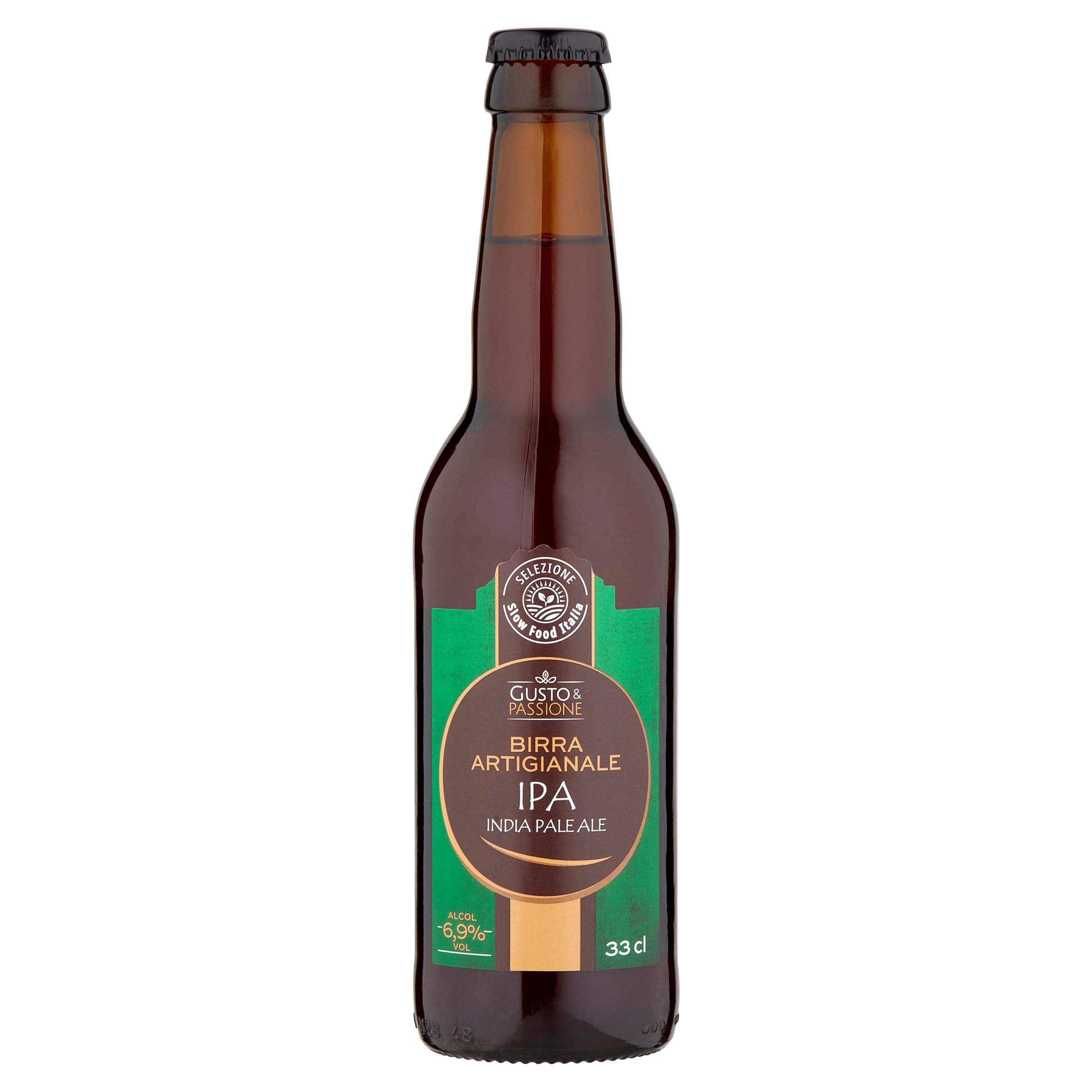 Gusto & Passione Selezione Slow Food Italia Birra Artigianale IPA India Pale Ale 33 cl