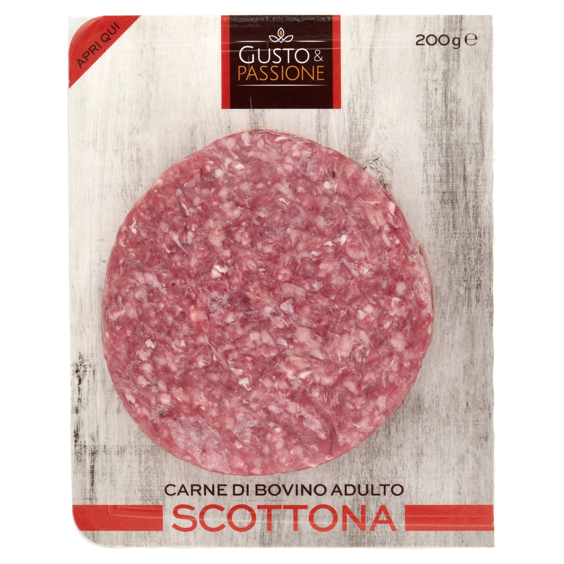 Gusto & Passione Carne di Bovino Adulto Scottona 0,200 kg