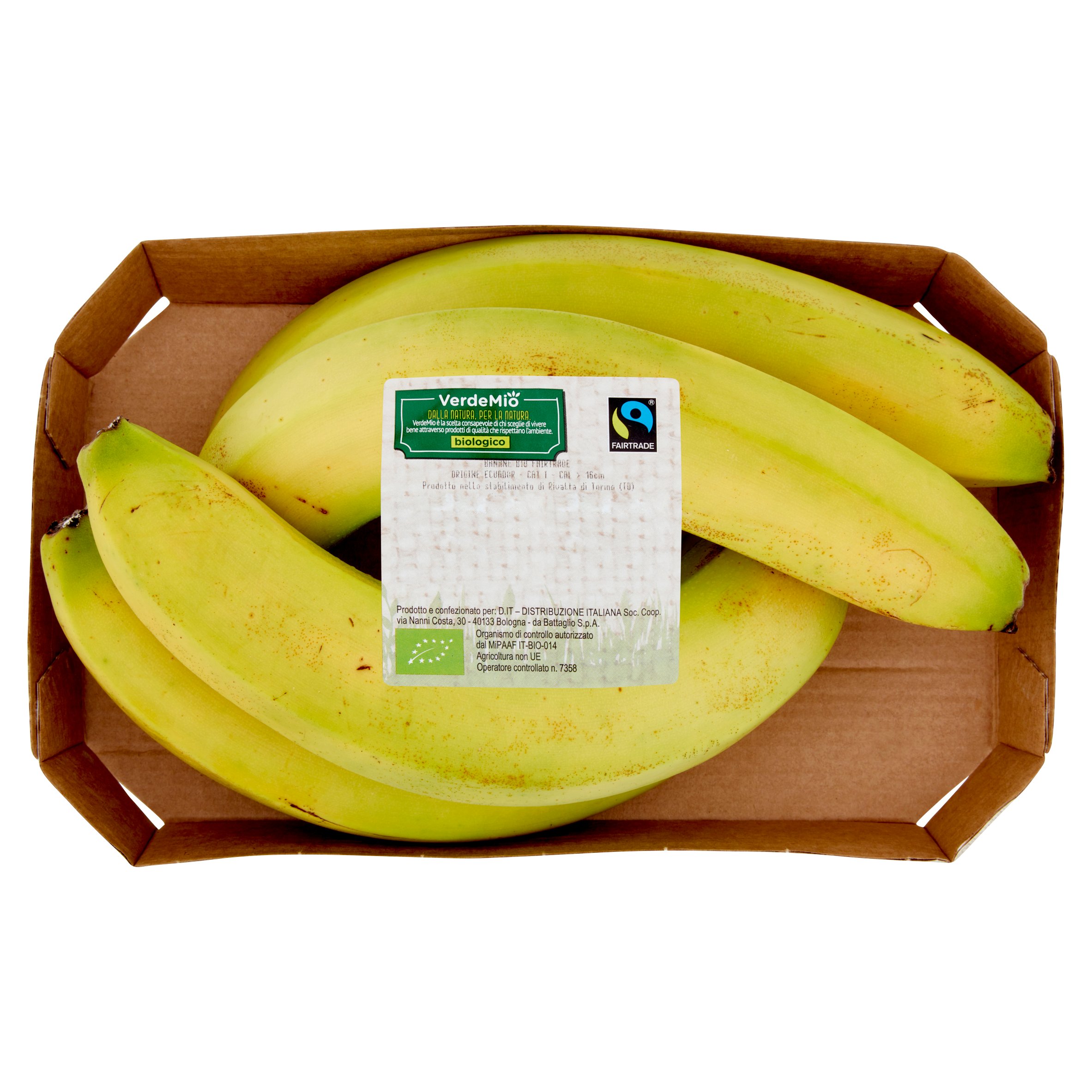 VerdeMio Banane Bio Fairtrade biologico 0,700 kg