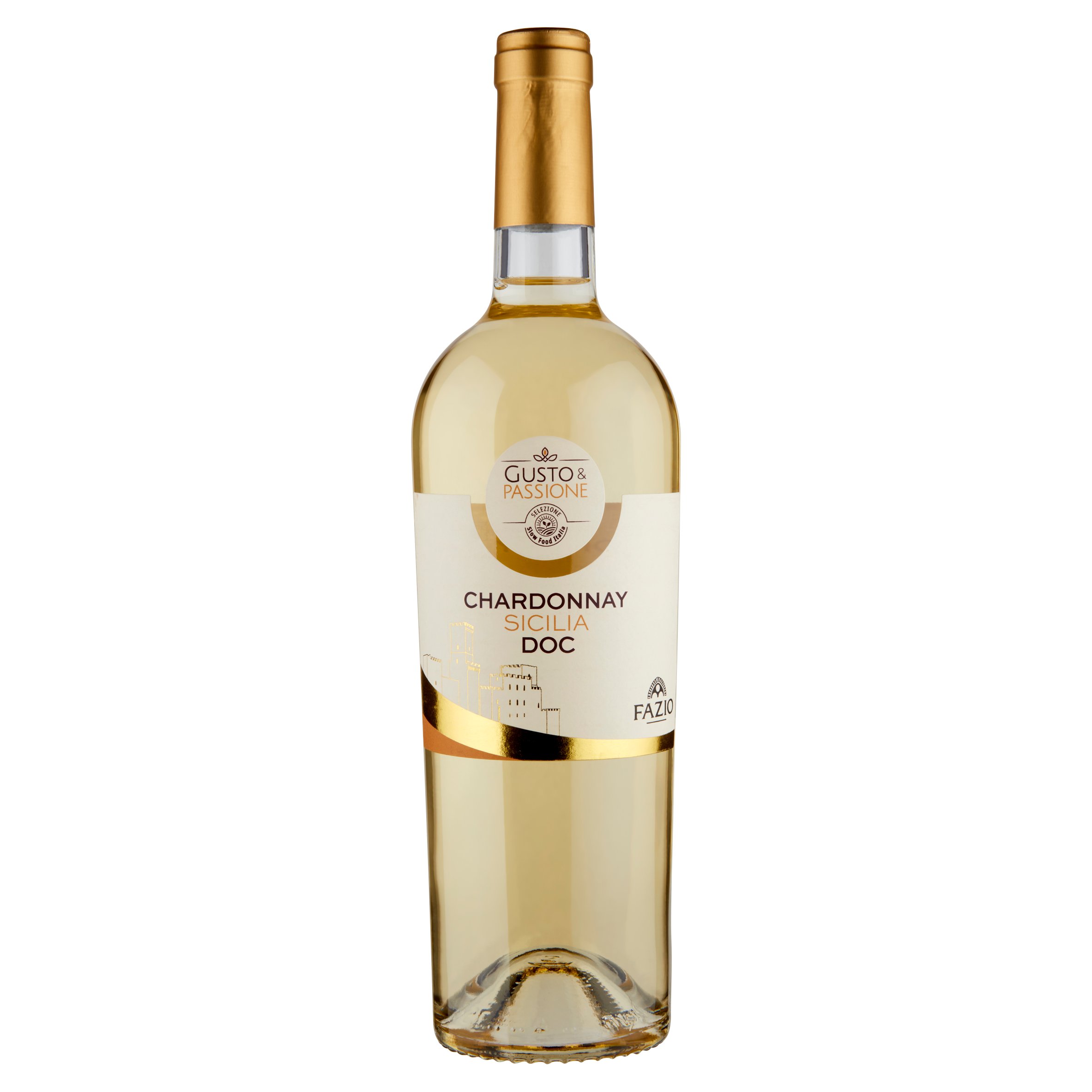 Gusto & Passione Selezione Slow Food Italia Chardonnay Sicilia DOC 75 cl