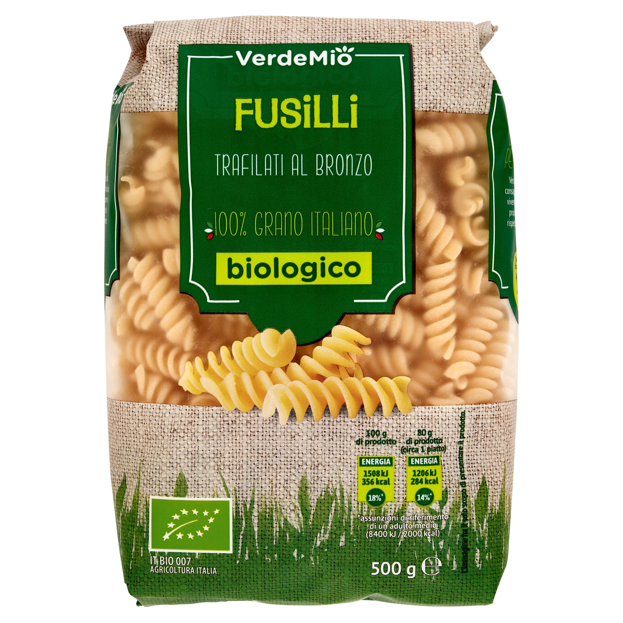 VerdeMio Fusilli biologico 500 g