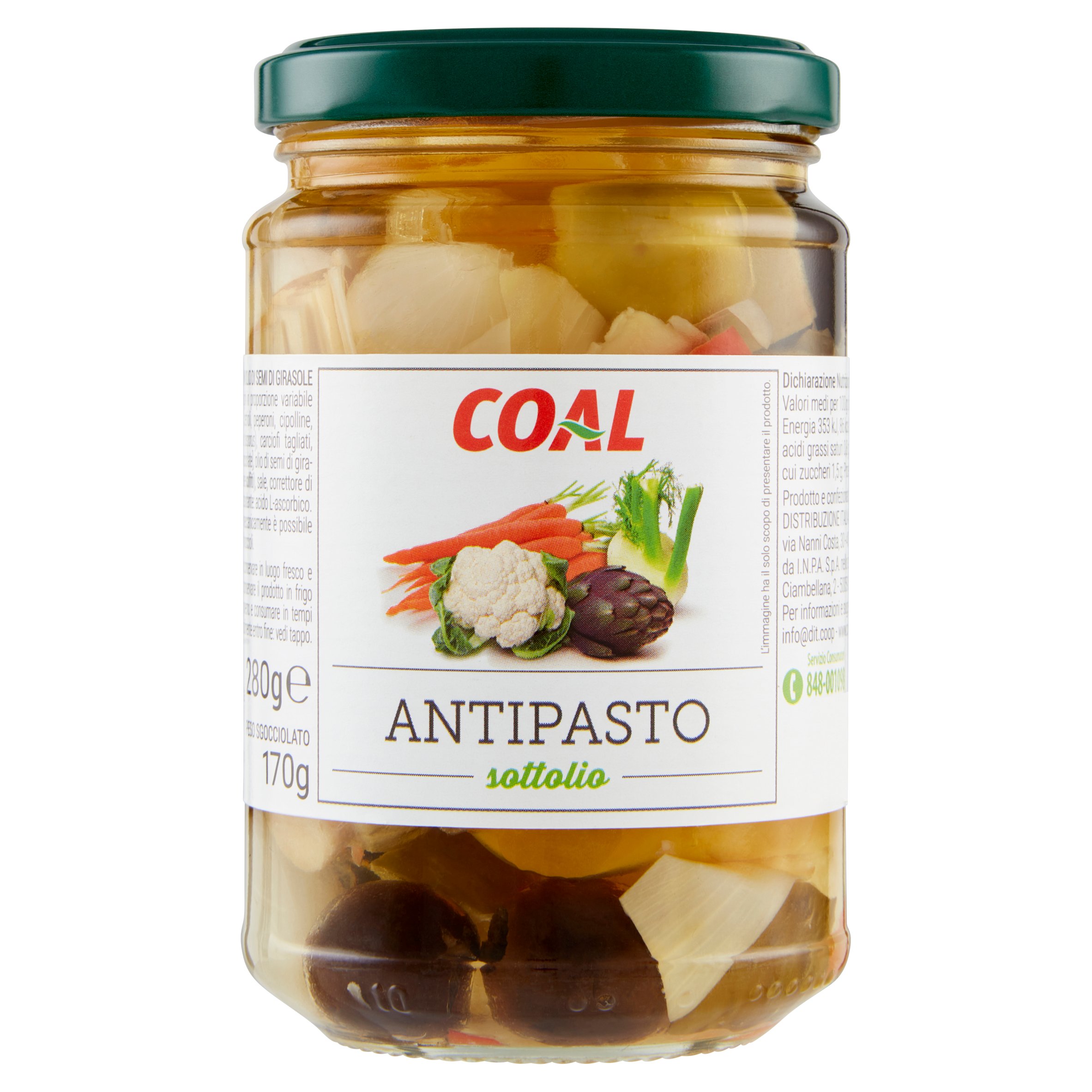 Coal Antipasto sottolio 280 g
