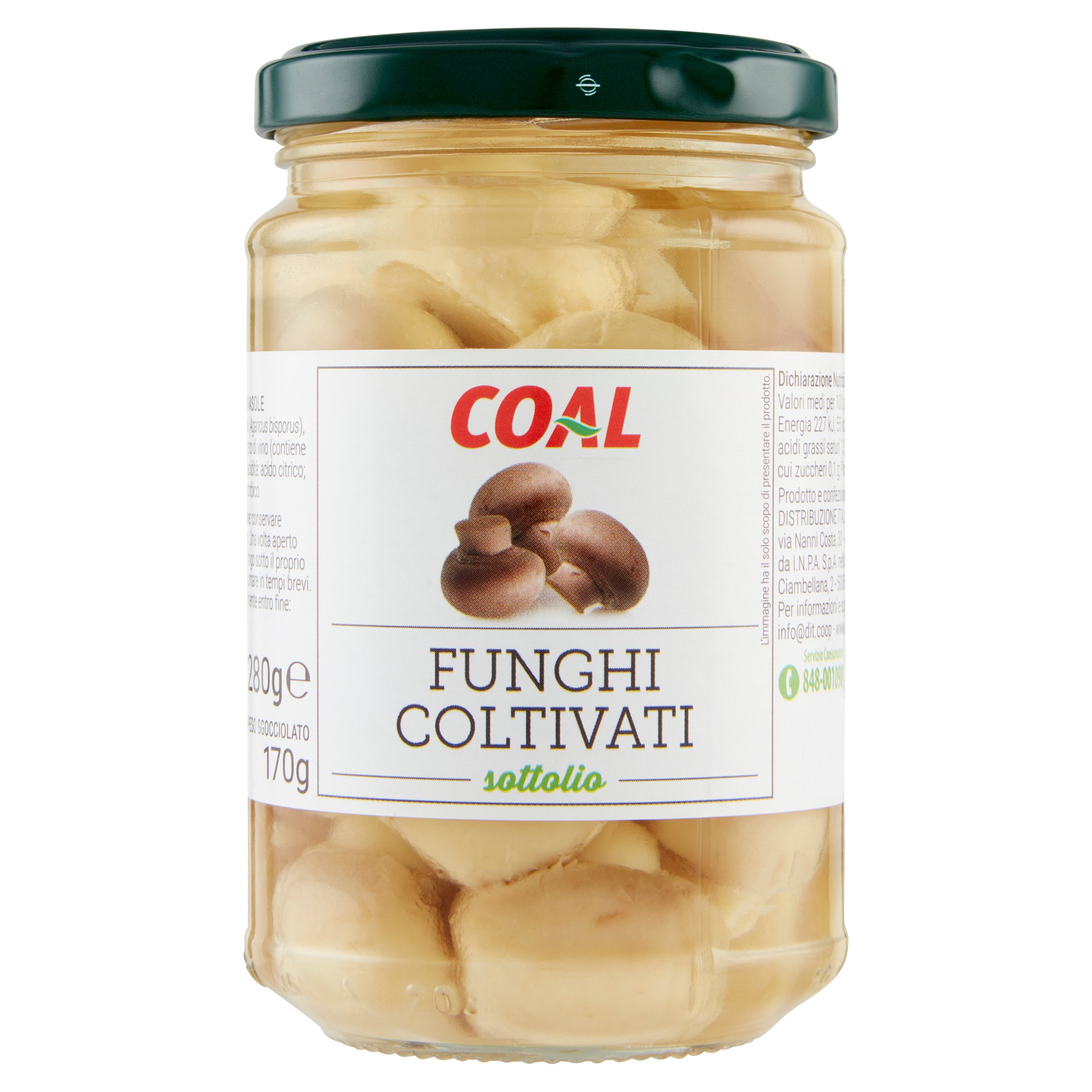 Coal Funghi Coltivati sottolio 280 g