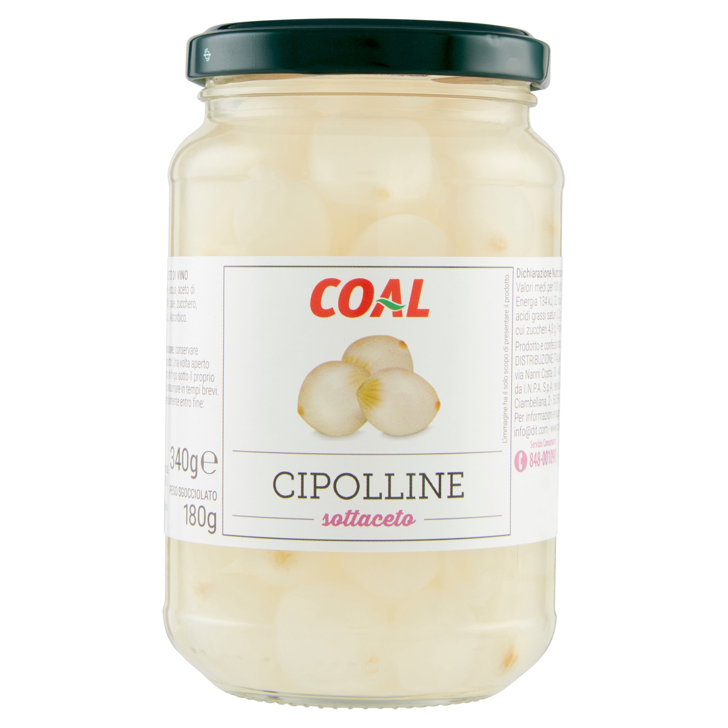 Coal Cipolline sottaceto 340 g