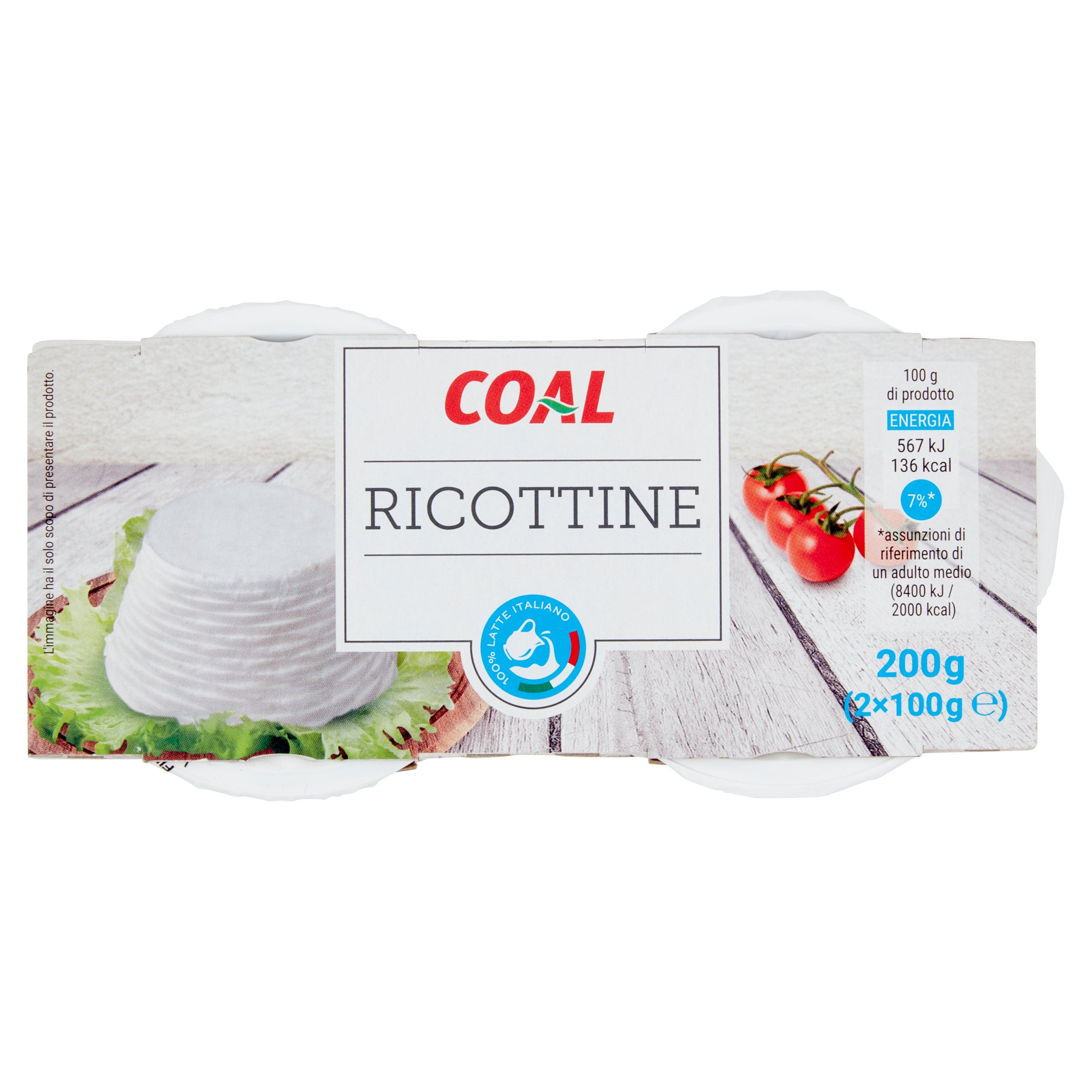 Coal Ricottine 2 x 100 g