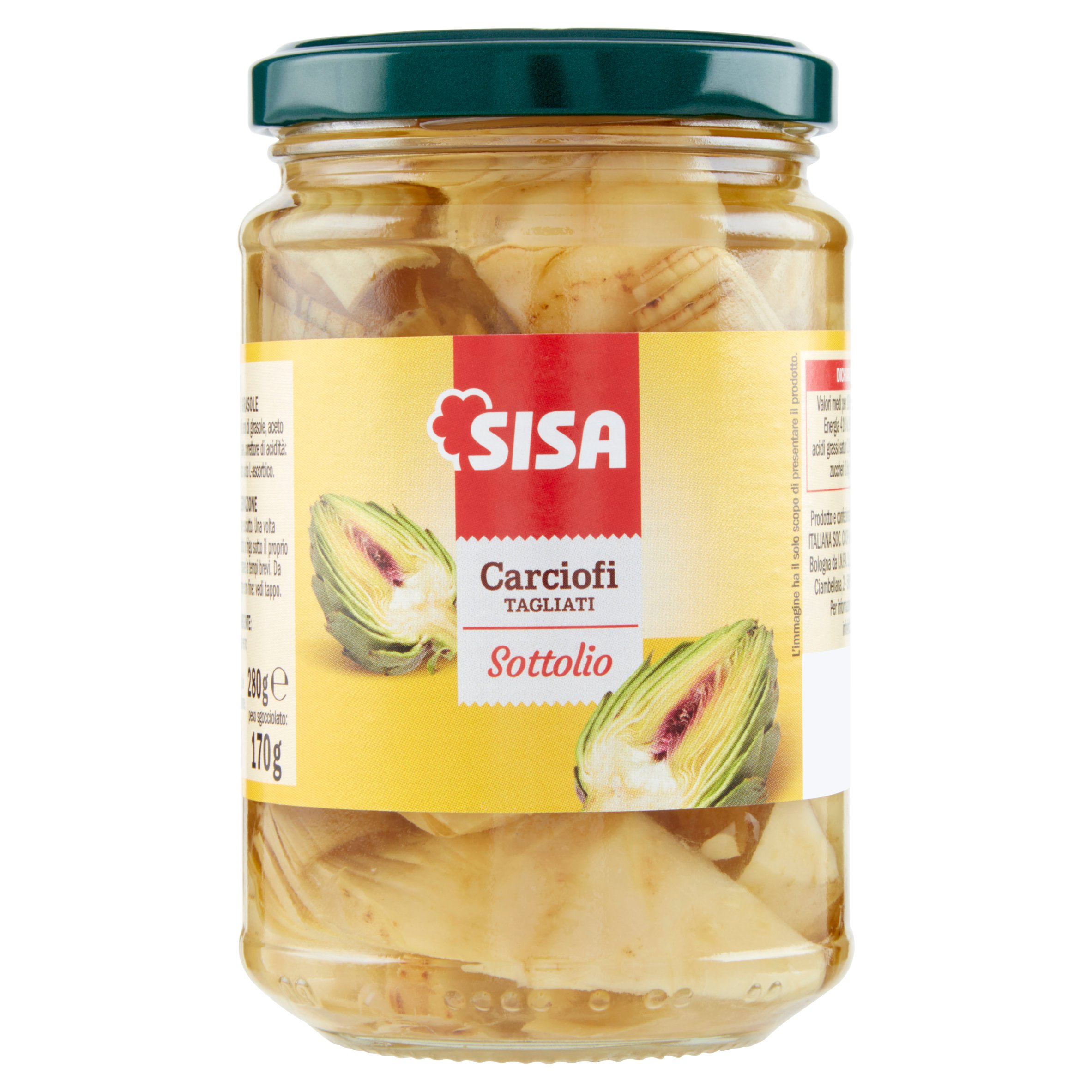 Sisa Carciofi Tagliati Sottolio 280 g