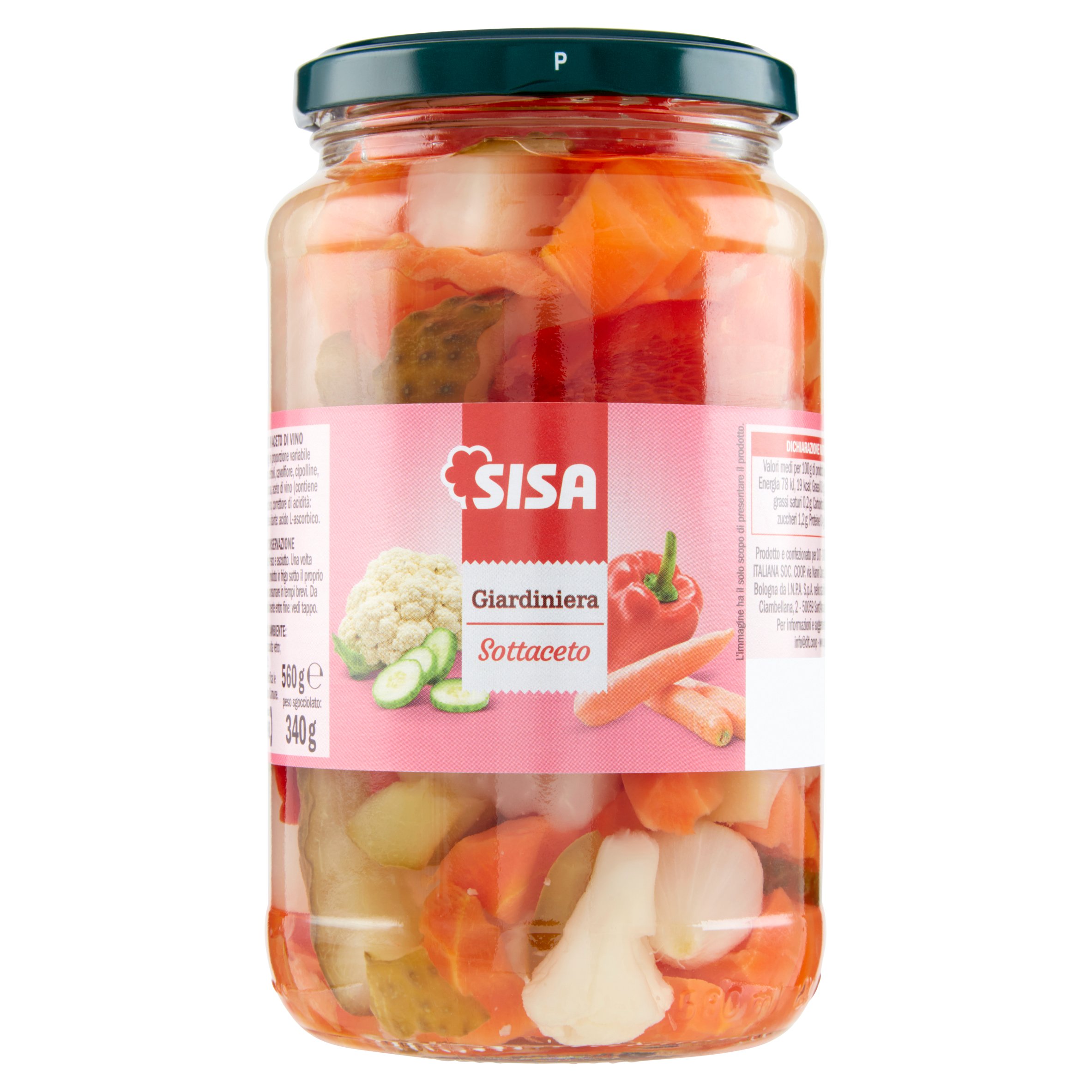 Sisa Giardiniera Sottaceto 560 g