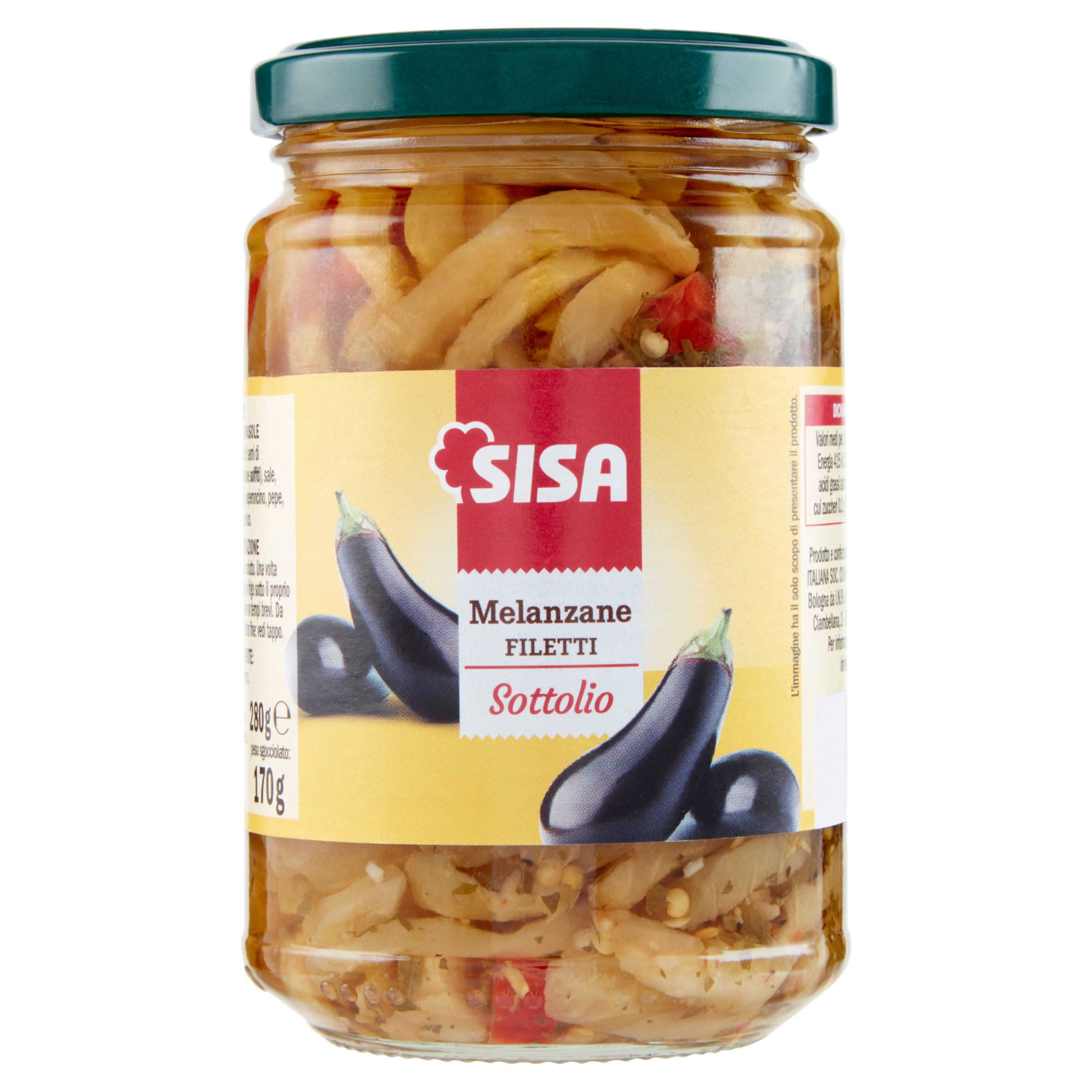 Sisa Melanzane Filetti Sottolio 280 g