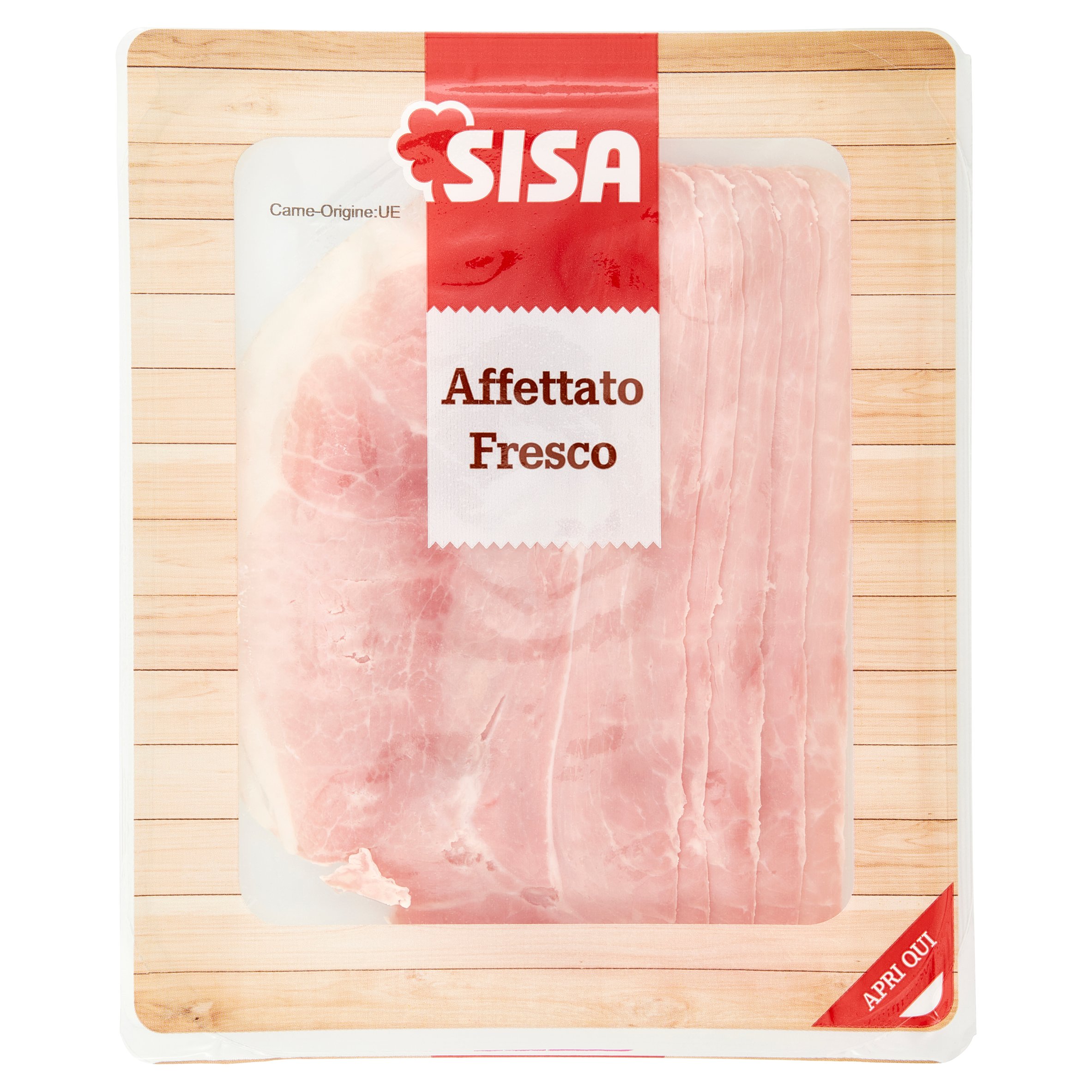 Sisa Affettato Fresco Prosciutto Cotto di Alta Qualità 100 g