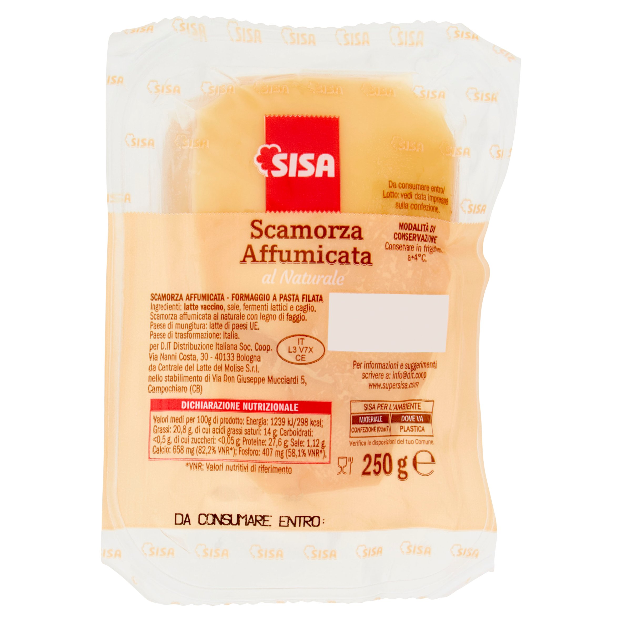 Sisa Scamorza Affumicata al Naturale 250 g