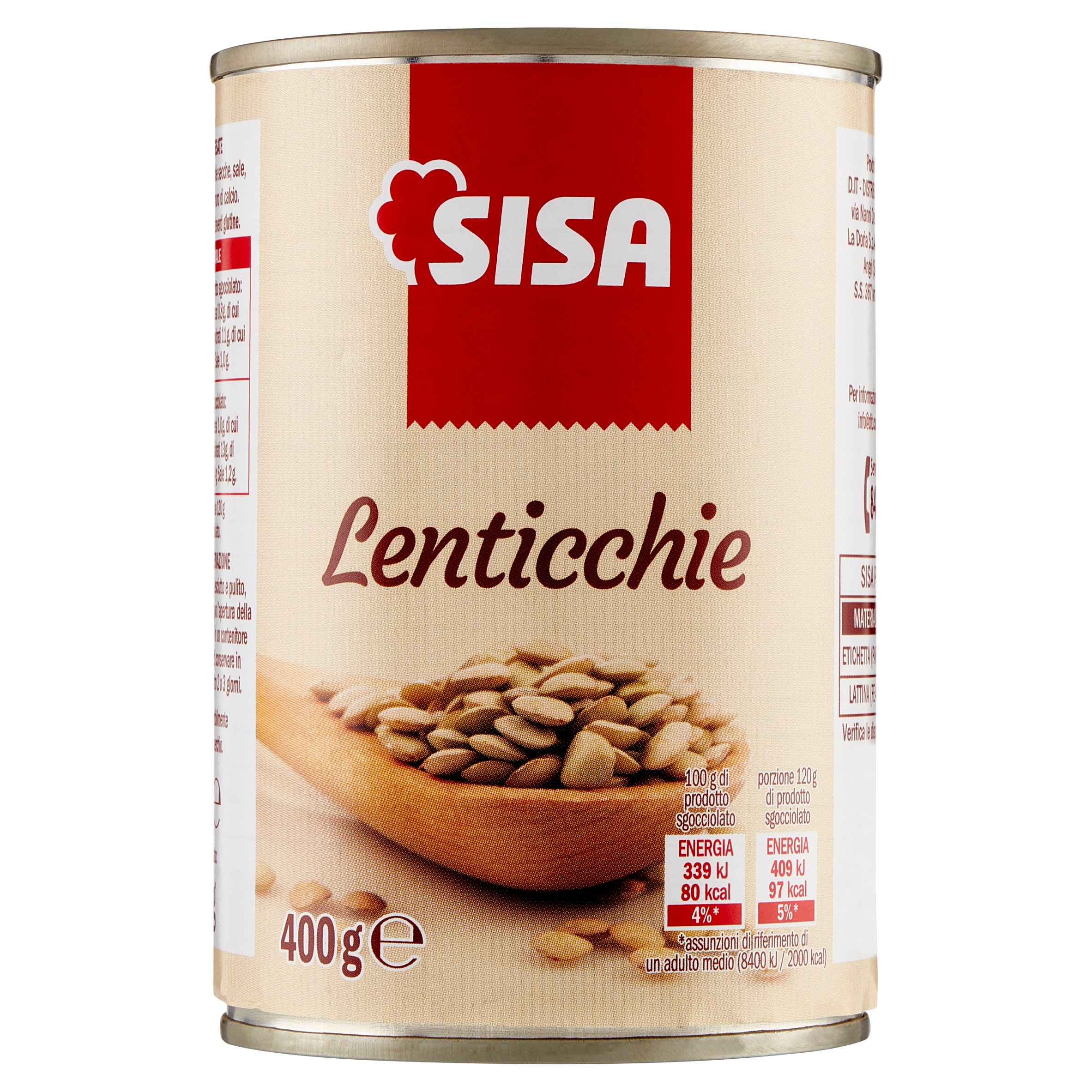 Sisa Lenticchie 400 g