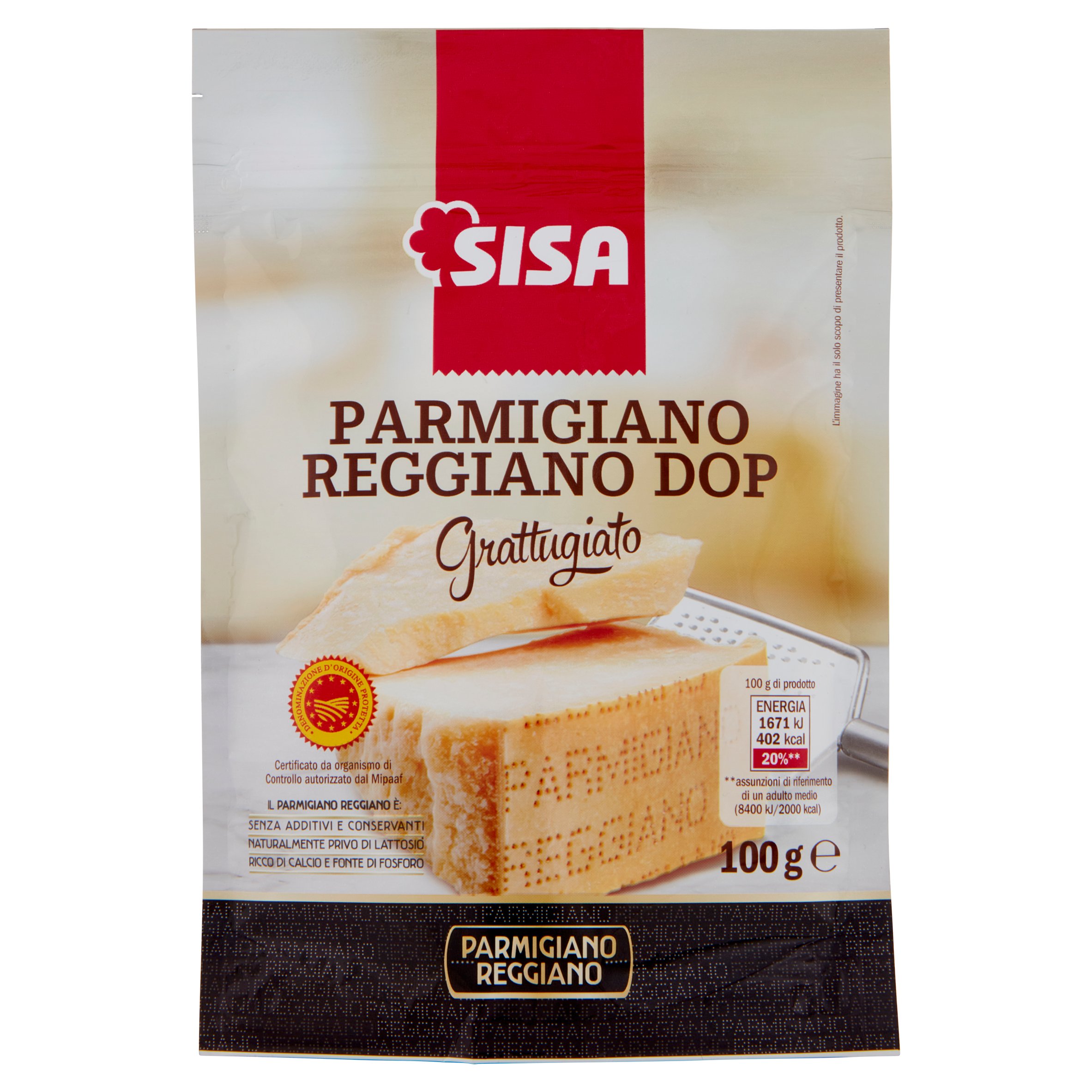 Sisa Parmigiano Reggiano DOP Grattugiato 100 g