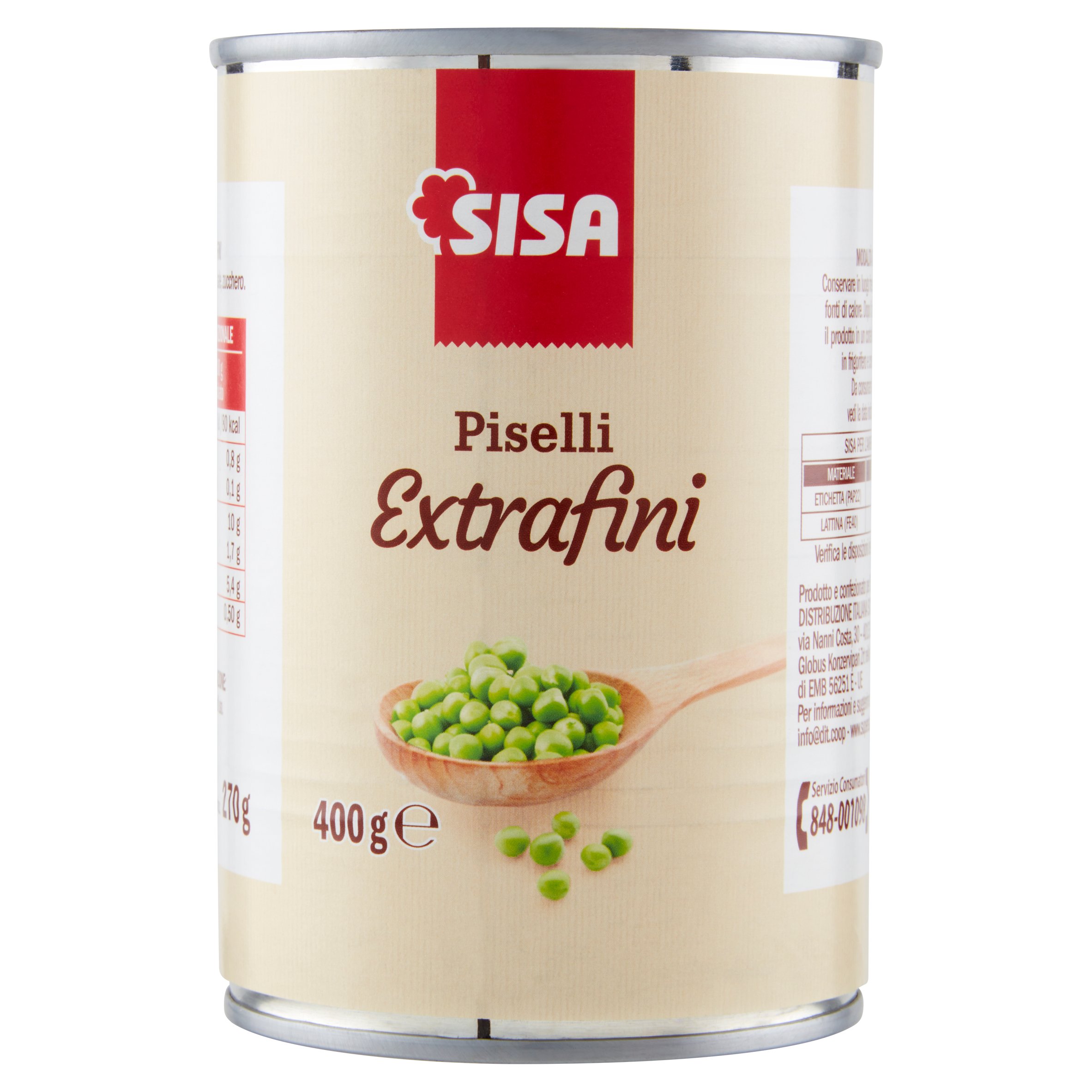 Sisa Piselli Extrafini 400 g