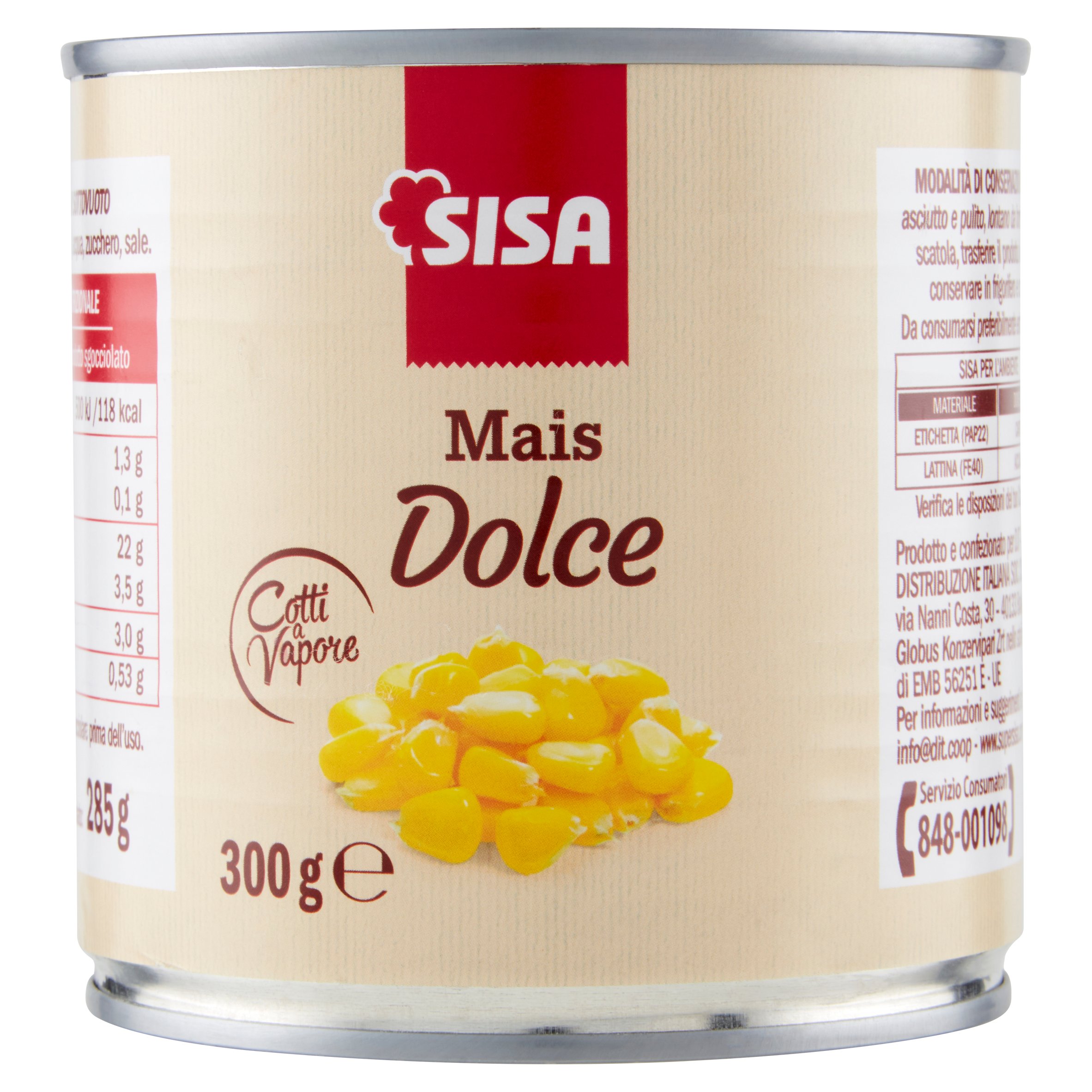 Sisa Mais Dolce 300 g
