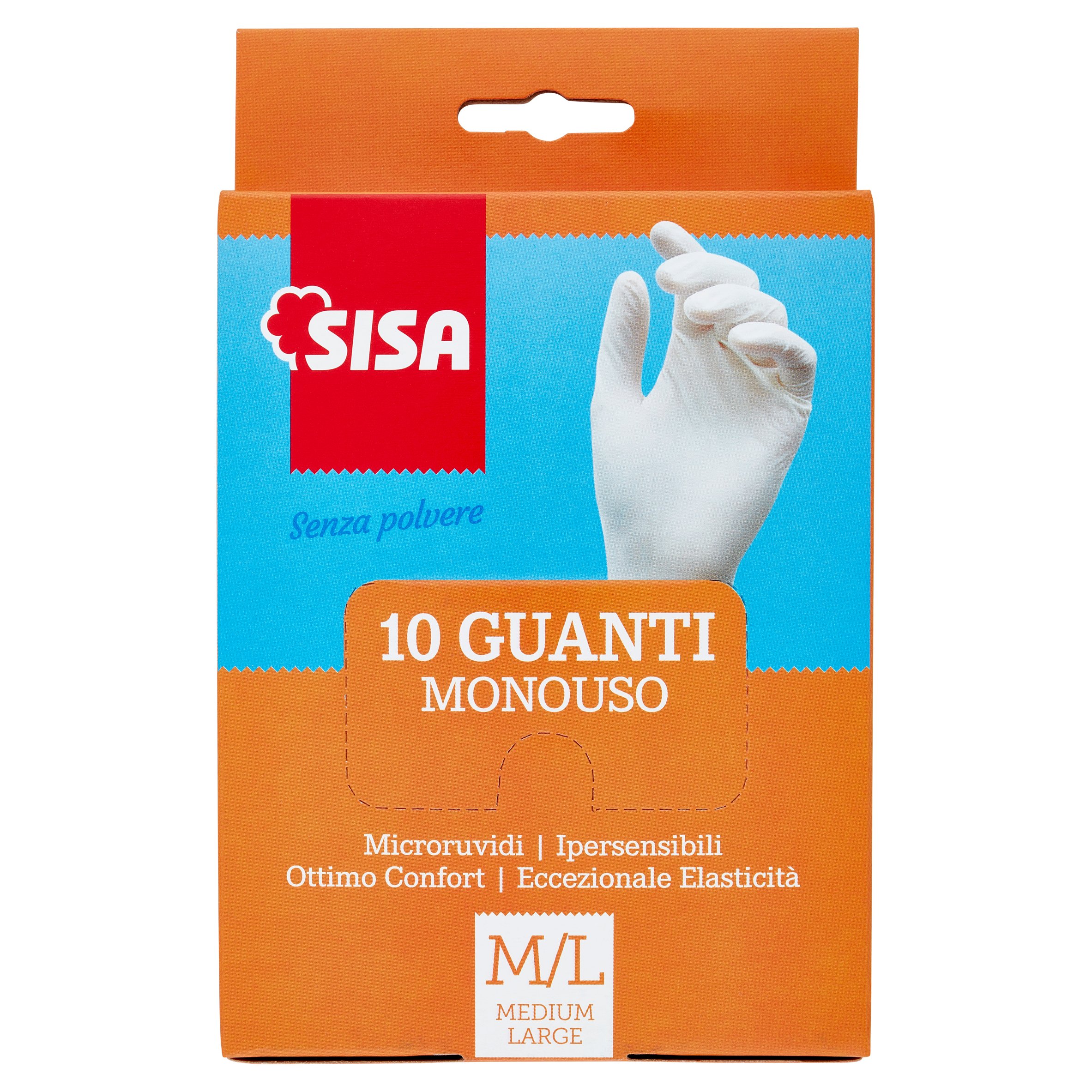 Sisa Guanti Monouso M/L Medium Large 10 pz
