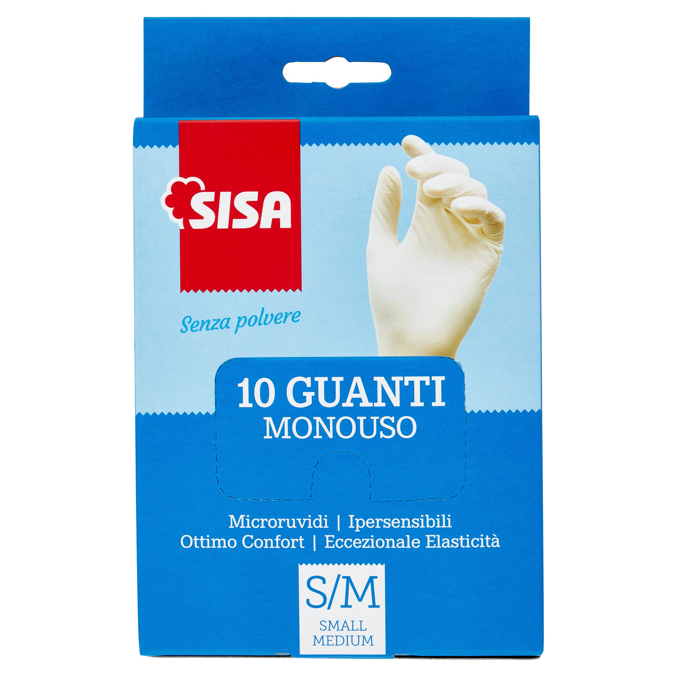 Sisa Guanti Monouso S/M Small Medium 10 pz