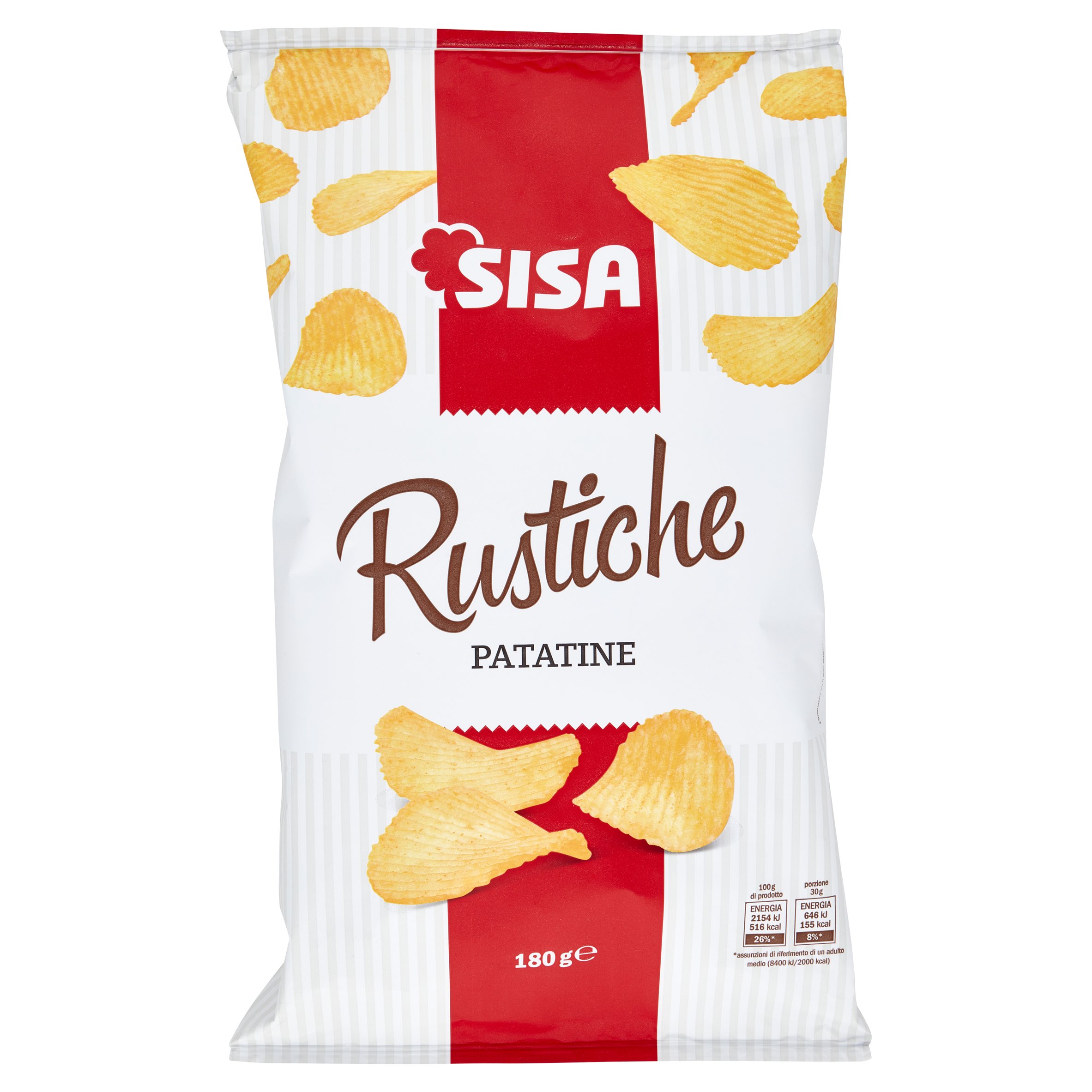 Sisa Rustiche Patatine 180 g