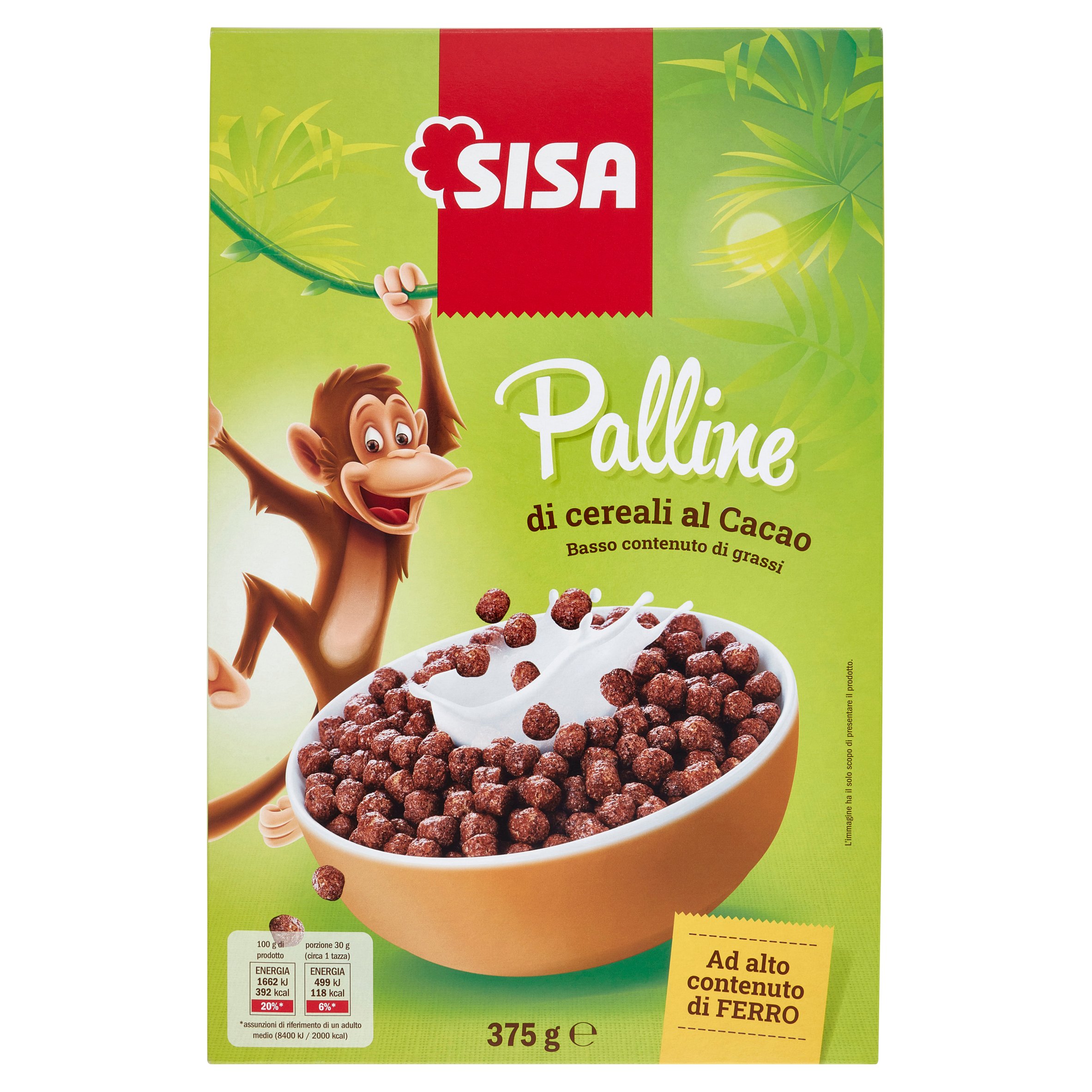 Sisa Palline di cereali al Cacao 375 g