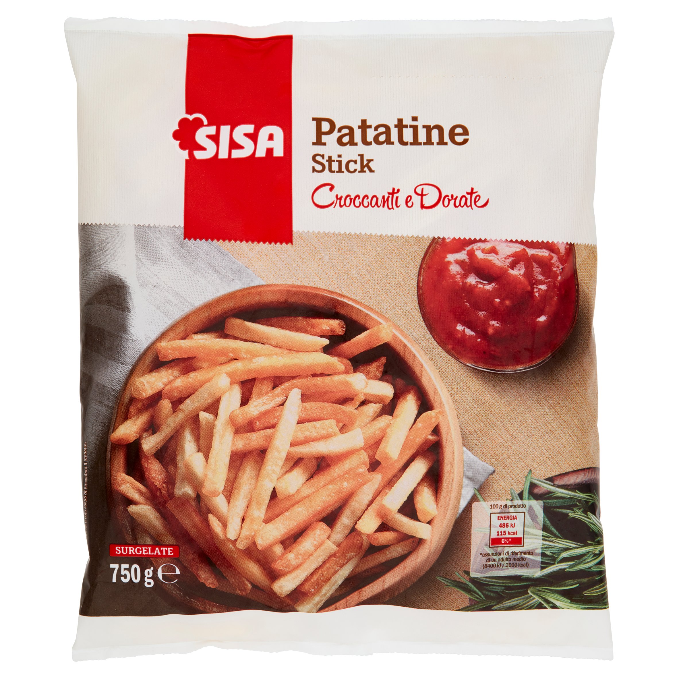 Sisa Patatine Stick Surgelate 750 g