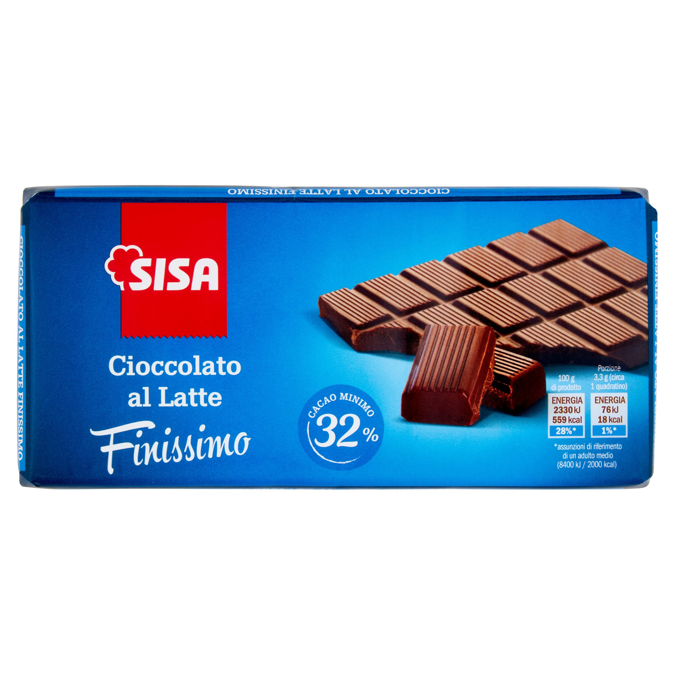 Sisa Cioccolato al Latte Finissimo 100 g