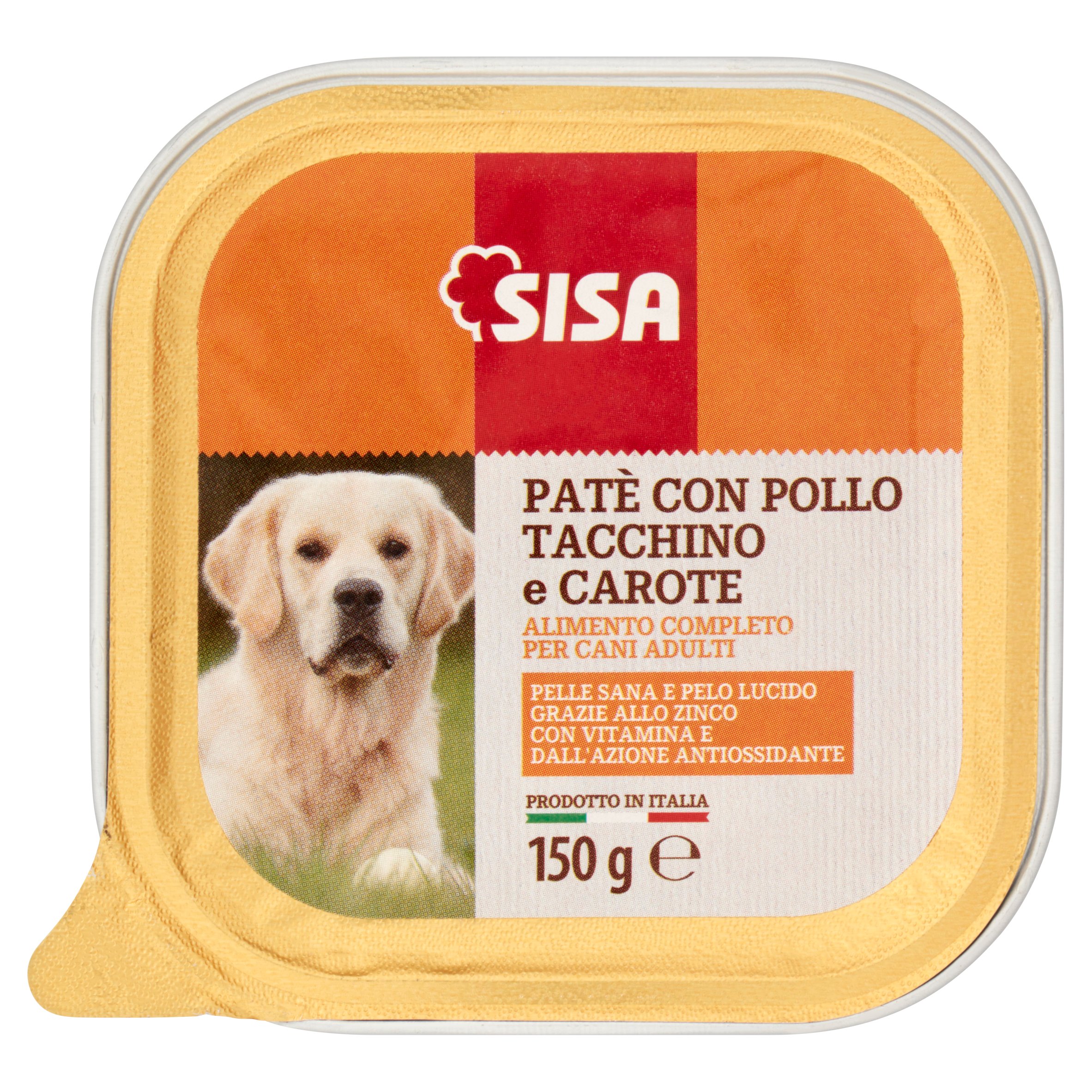 Sisa Patè con Pollo Tacchino e Carote 150 g