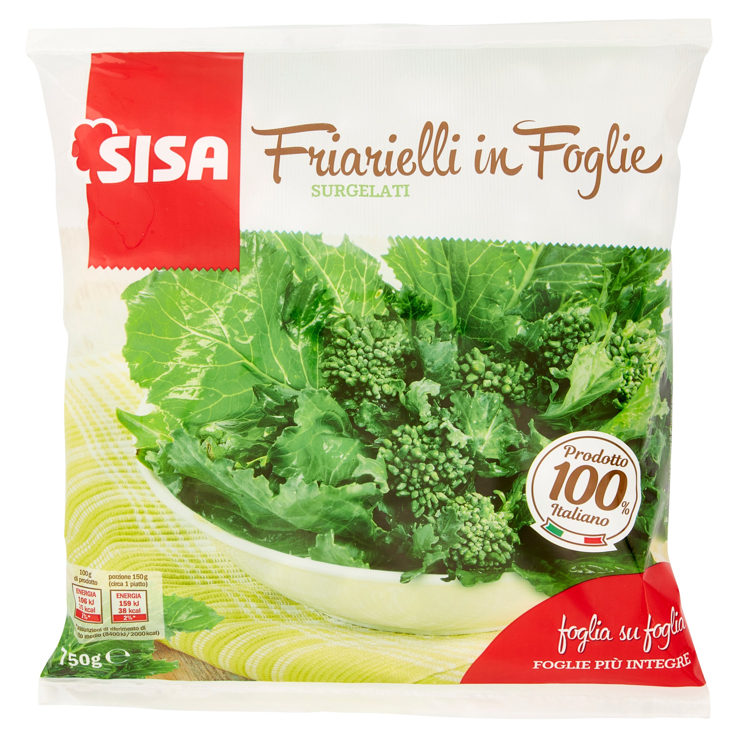 Sisa Friarielli in Foglie Surgelati 750 g
