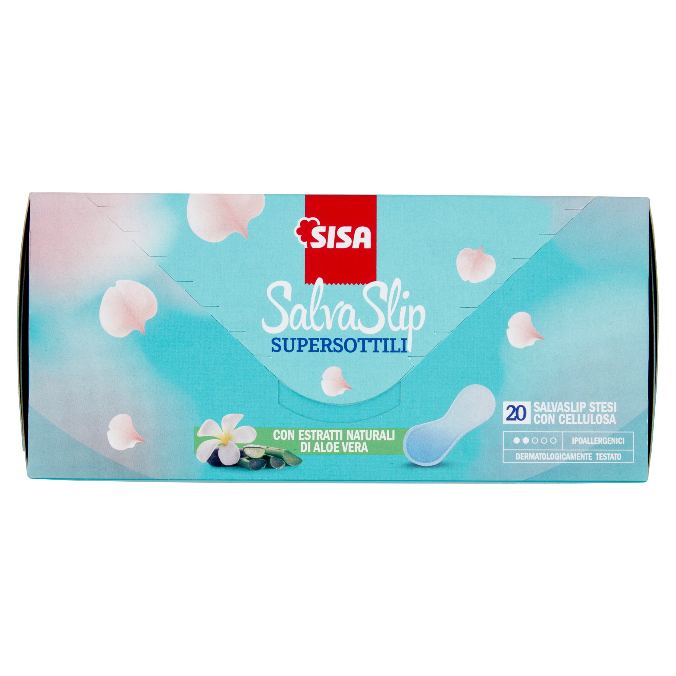 Sisa Salvaslip Supersottili Stesi con Cellulosa 20 pz