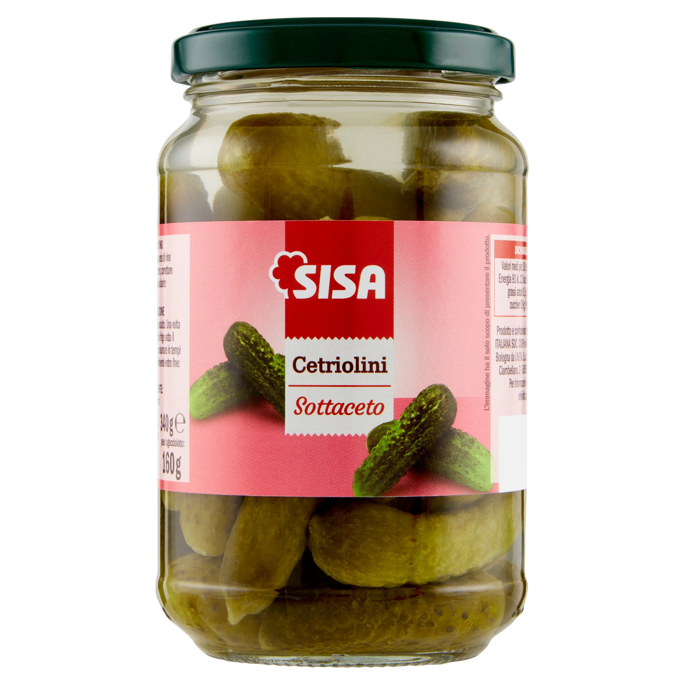 Sisa Cetriolini Sottaceto 340 g