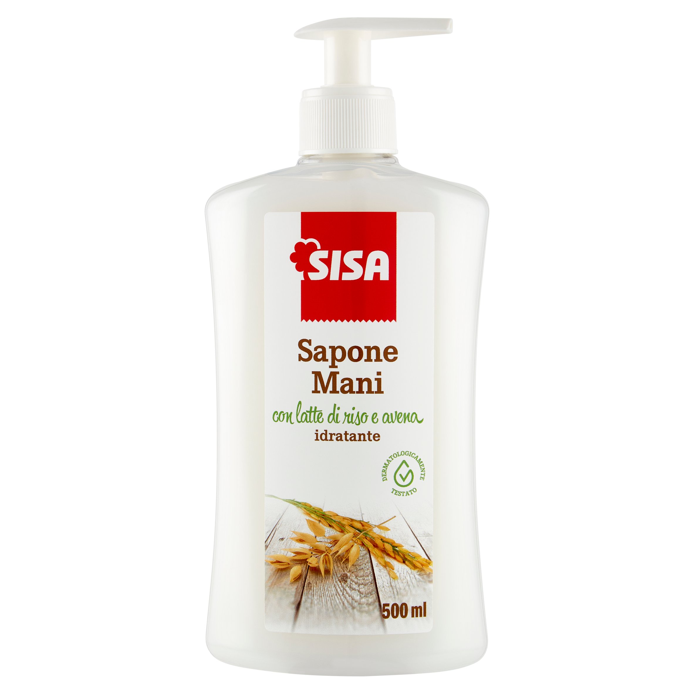 Sisa Sapone Mani con latte di riso e avena idratante 500 ml