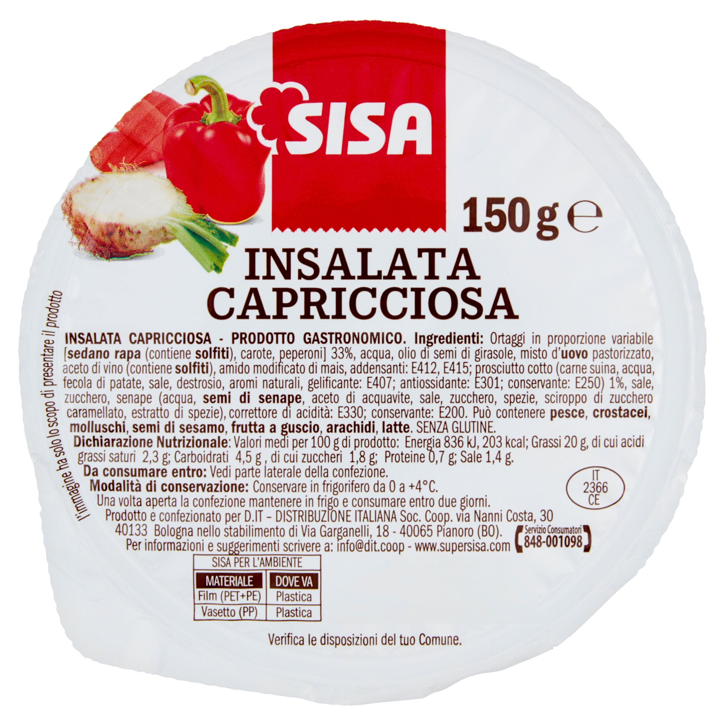 Sisa Insalata Capricciosa 150 g