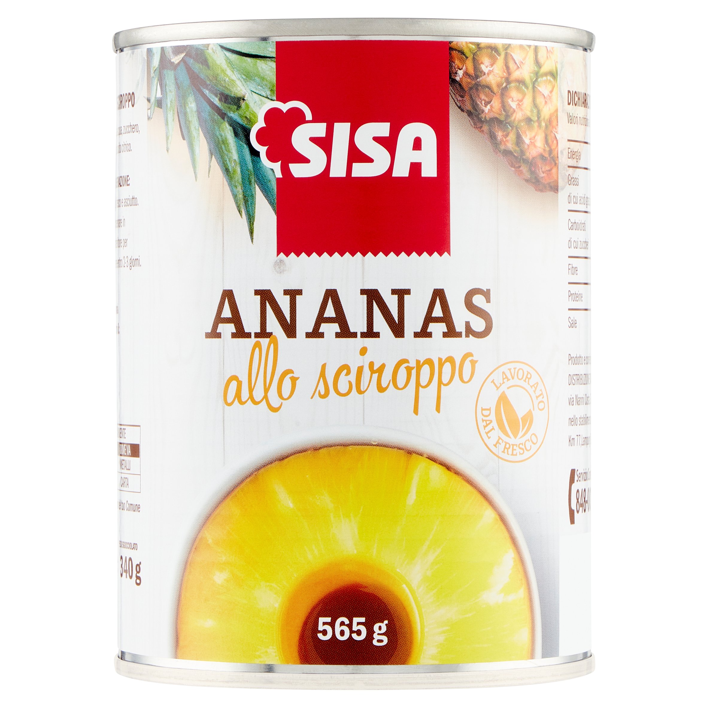 Sisa Ananas allo sciroppo 565 g
